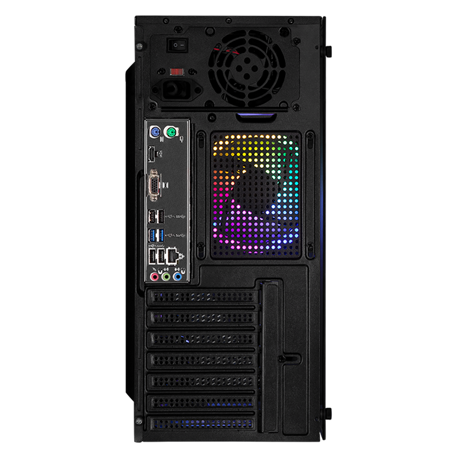 Xtreme PC Gaming Computer - Intel Core i5 11400, 16GB RAM, 500GB SSD, WiFi - Draco Black - High Performance Desktop for Gaming, Streaming & Work