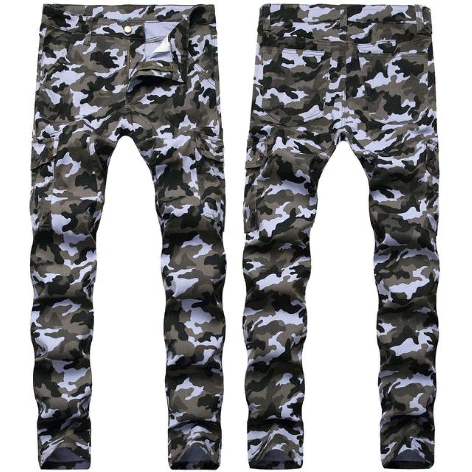 Men's Motorcycle Denim Pants - Black Stretch Skinny Jeans with Zipper & Pleated Design | Moto Biker Fashion | Perfect for Riding & Casual Wear