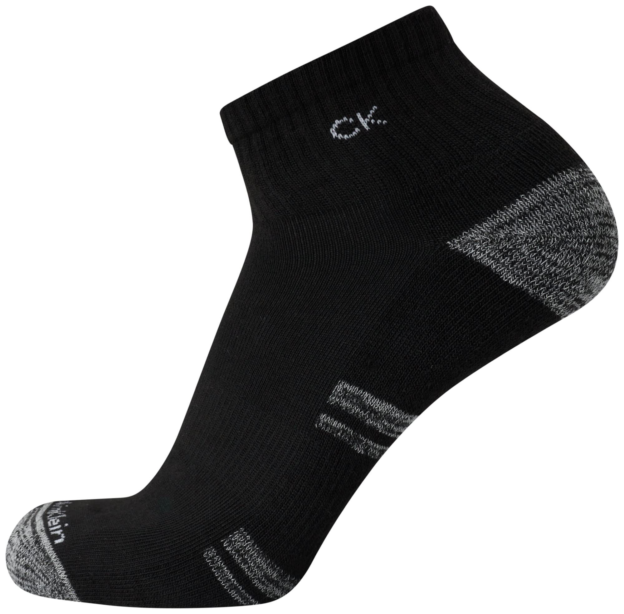 Calvin Klein Men's Athletic Cushioned Quarter Cut Ankle Socks - 12 Pack for Running, Gym & Everyday Comfort | Breathable Moisture-Wicking Workout Socks for Men