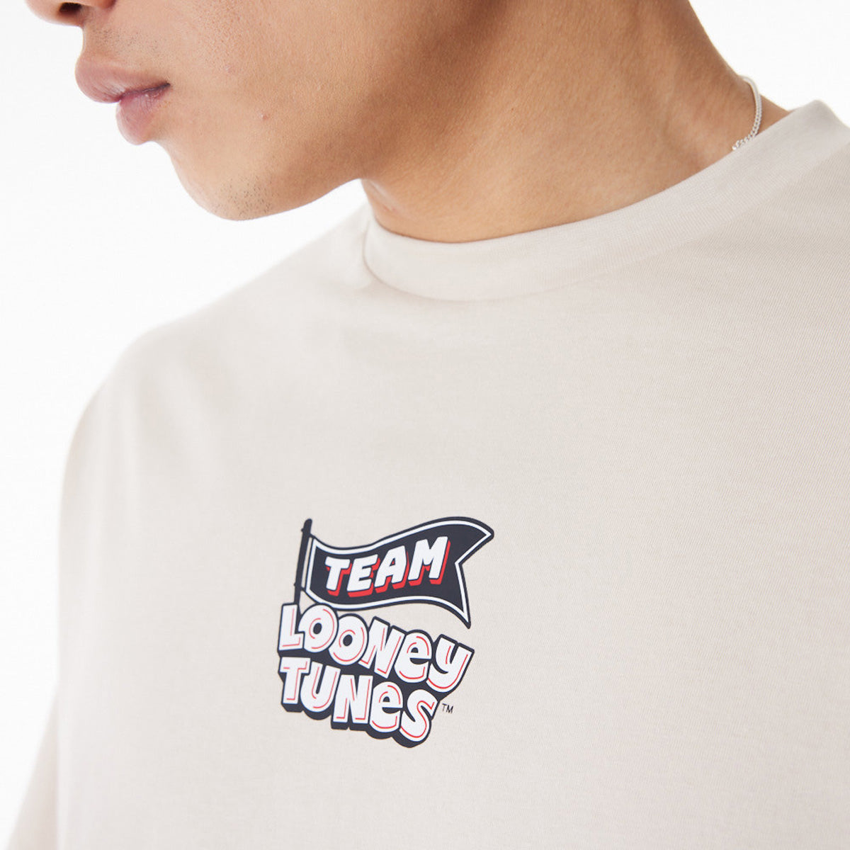 Looney Tunes Bugs Bunny Oversized Graphic T-Shirt | New Era Stone Wash Cotton Tee | Casual Streetwear & Cartoon Fan Gift