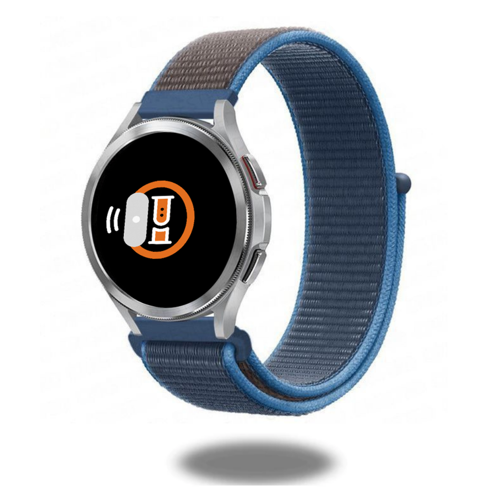 Durable Nylon Sport Loop Bands - 20mm & 22mm Adjustable Wrist Straps for Apple Watch, Fitbit & Samsung Galaxy - Perfect for Running, Workouts & Daily Wear
