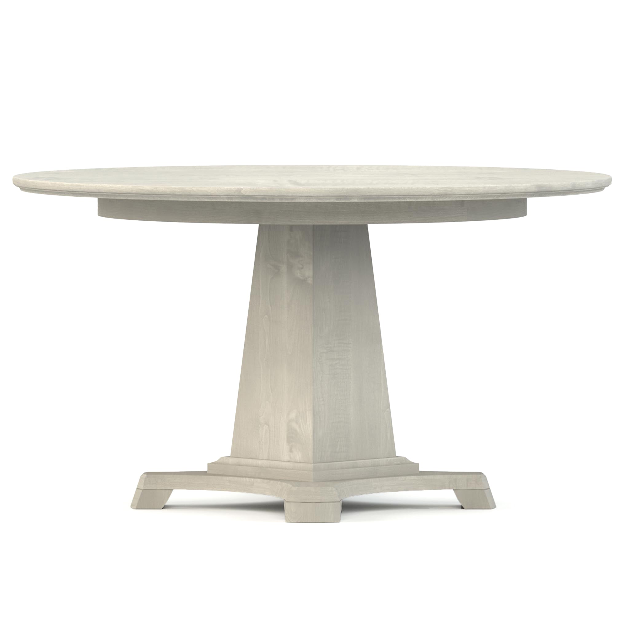 54 Inch Round Dining Table - Solid Wood Modern Kitchen Table for 6-8 People - Perfect for Family Gatherings & Dinner Parties