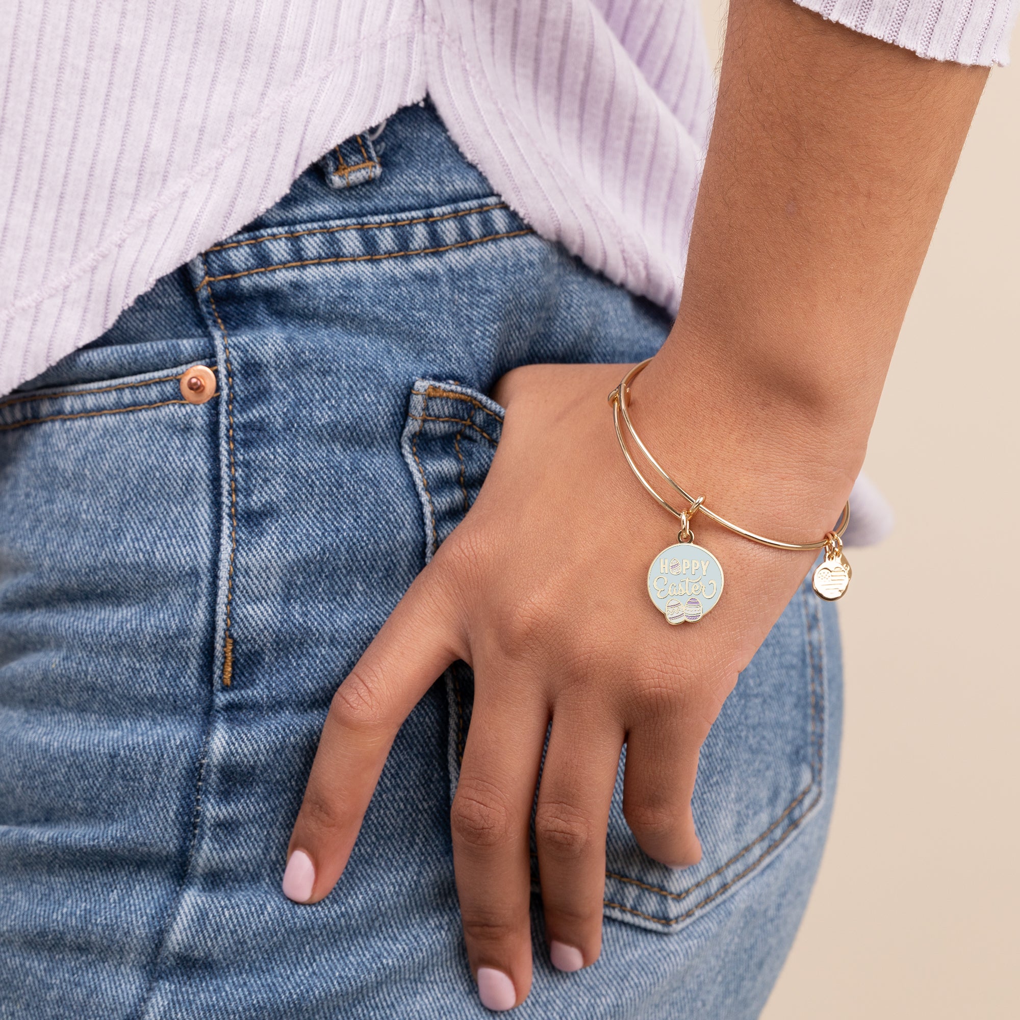 Easter Bunny Charm Bangle - Cute Rabbit Jewelry for Women & Girls - Perfect for Easter Gifts, Spring Parties & Everyday Wear