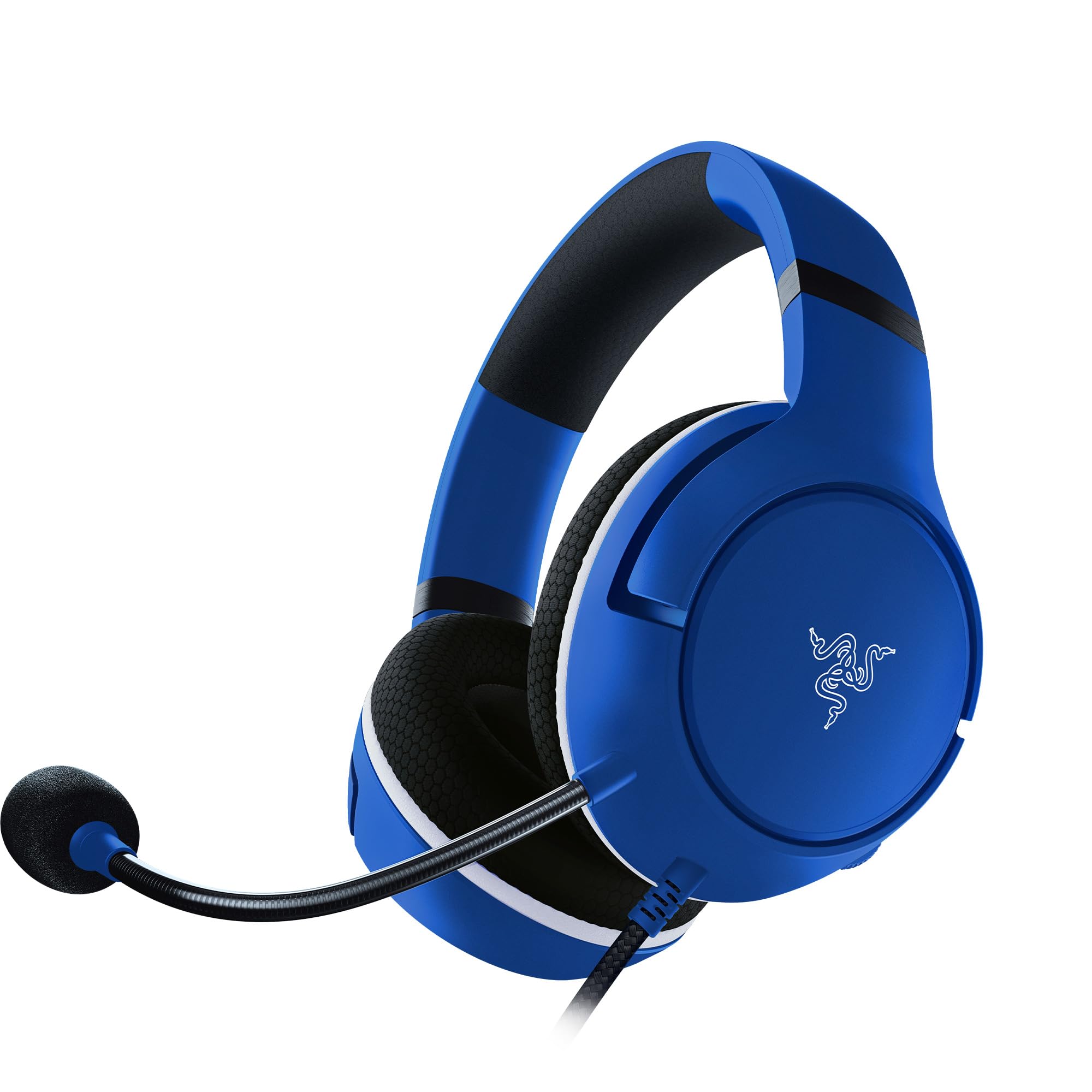 Razer Kaira X Wired Gaming Headset for Xbox Series X|S - 50mm Triforce Drivers, Hyperclear Cardioid Mic, Multi-Platform Compatibility (Blue) - Perfect for Xbox Gaming, PC Streaming & Competitive Esports
