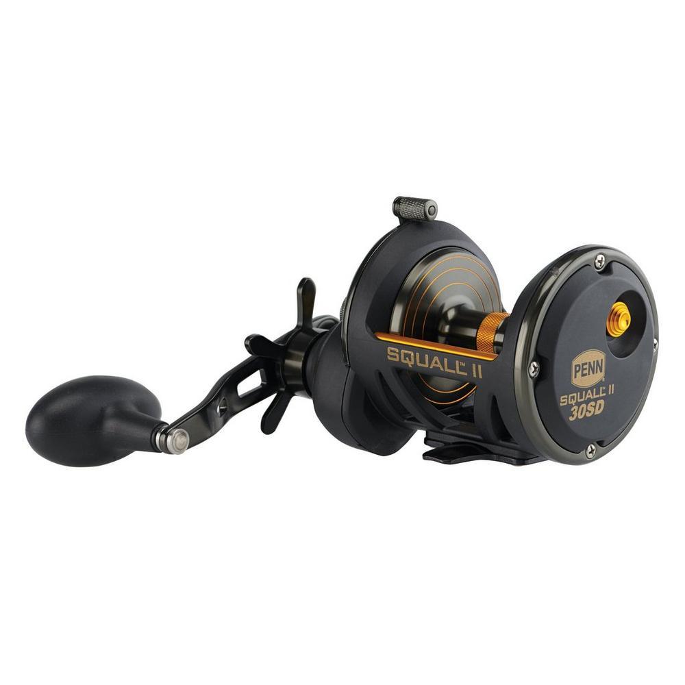 Penn Squall II Star Drag Conventional Reels - Saltwater & Freshwater Fishing Reel for Casting, Trolling & Bottom Fishing | Durable High-Performance Reel for Offshore & Inshore Angling