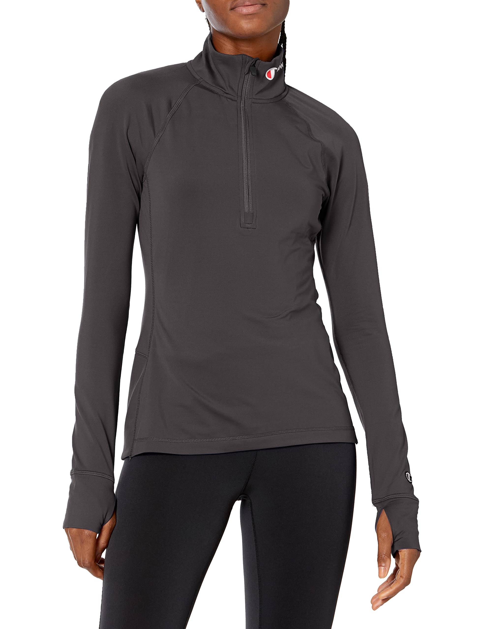 Champion Women’s Absolute Half-Zip Workout Hoodie - Lightweight Fleece Pullover Sweatshirt for Gym, Running & Casual Wear | Moisture-Wicking & Comfortable