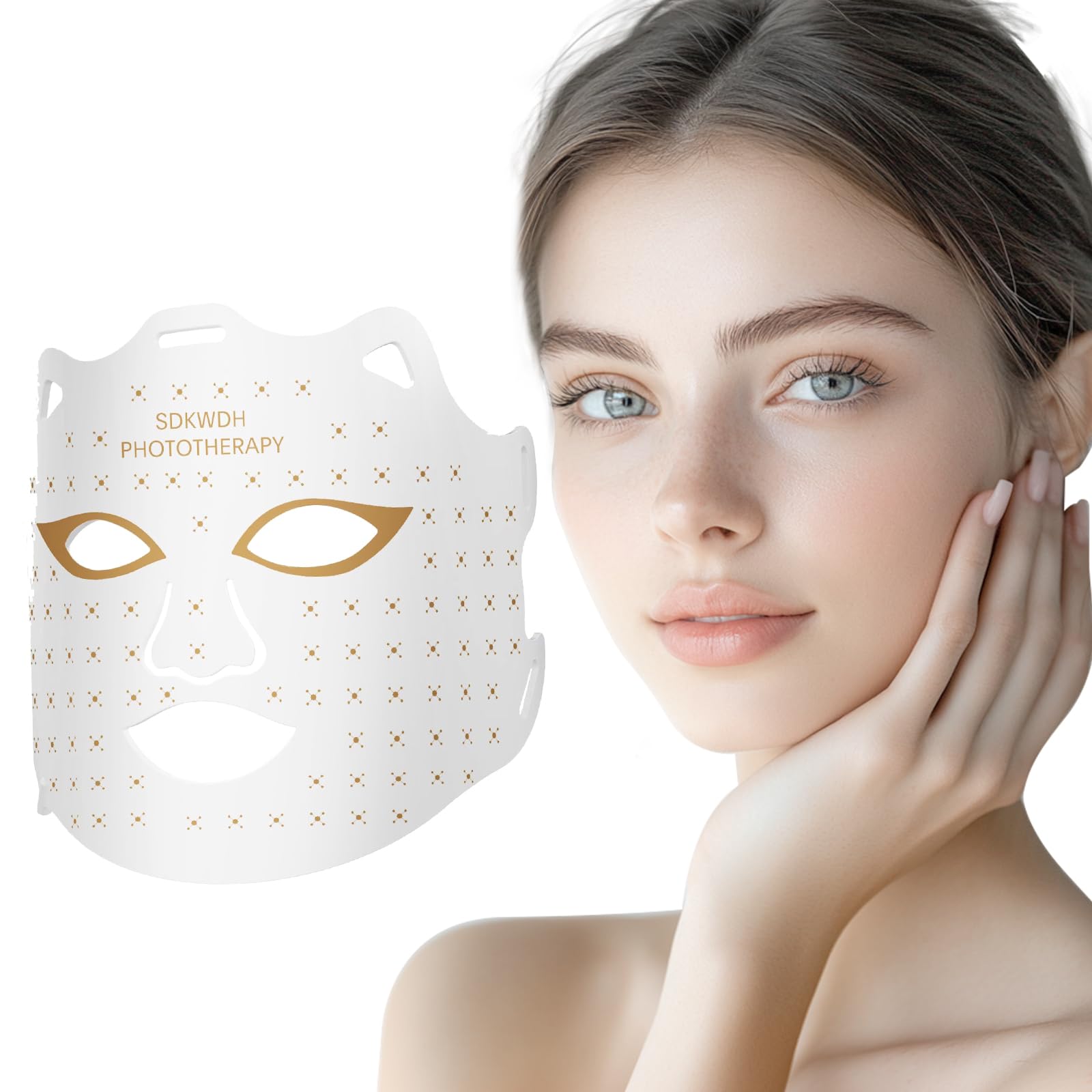 Best Red Light Therapy Mask for Face - Anti-Aging & Skin Rejuvenation Treatment - At-Home LED Light Therapy Device for Wrinkles, Acne & Even Skin Tone - Perfect for Daily Skincare Routine & Spa Treatments