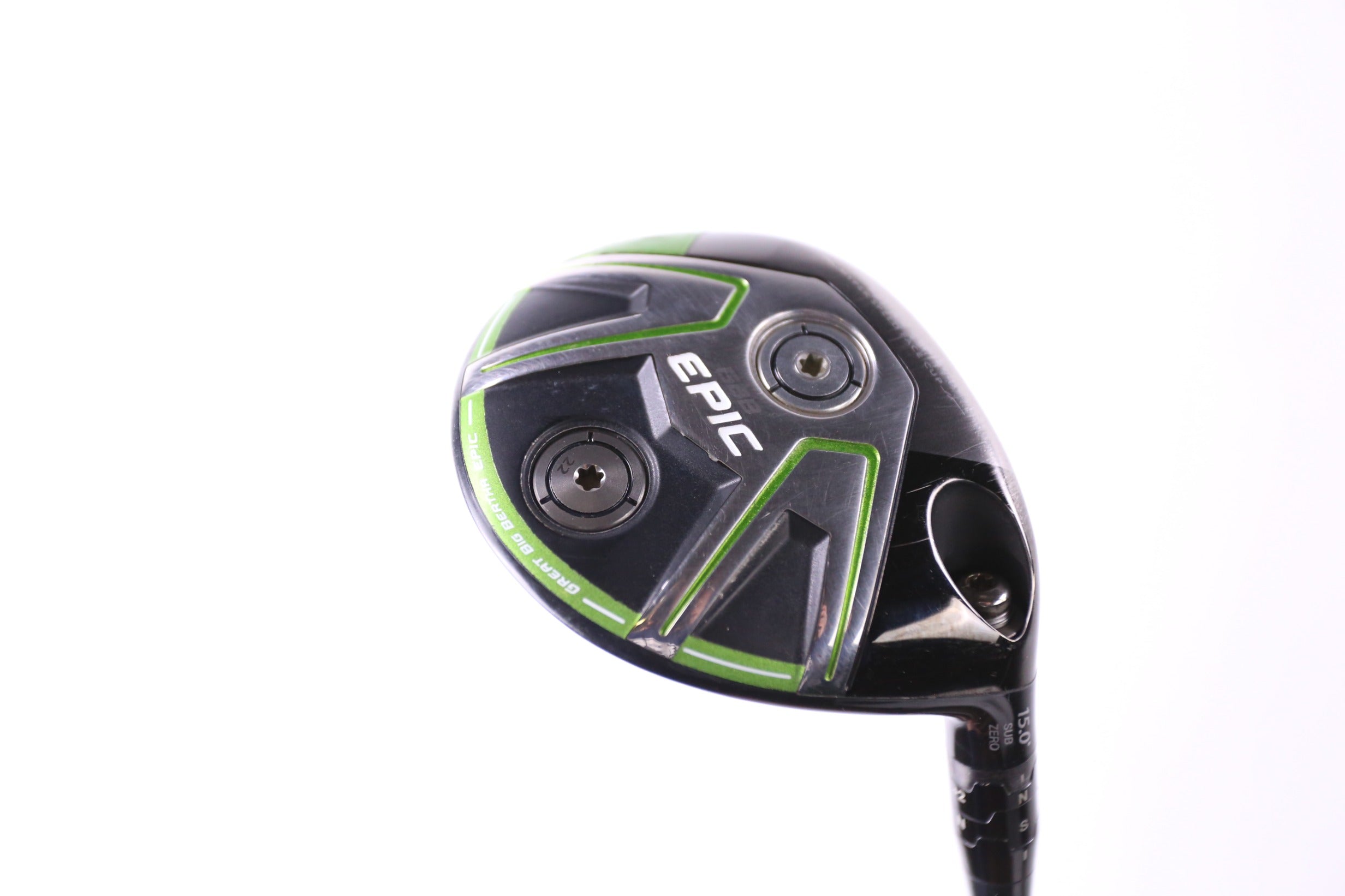 Used Callaway GBB Epic Sub Zero 3 Wood Golf Club - Right Handed 15° Stiff Flex Driver for Men - Perfect for Long Fairway Shots and Low Handicap Players