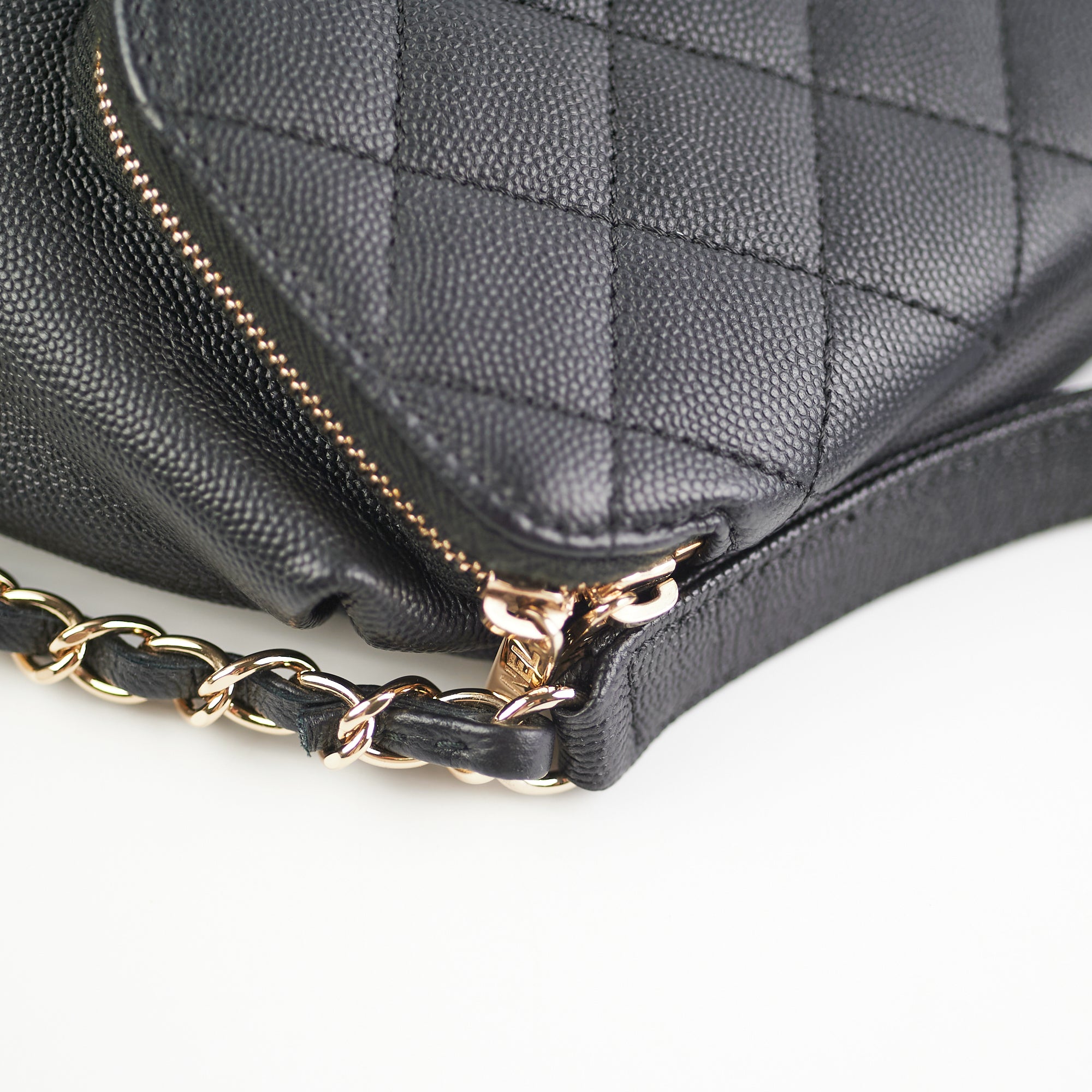 Chanel Caviar Quilted Business Affinity Waist Belt Bag Black - Luxury Crossbody Bag for Women, Perfect for Office, Travel & Evening Events