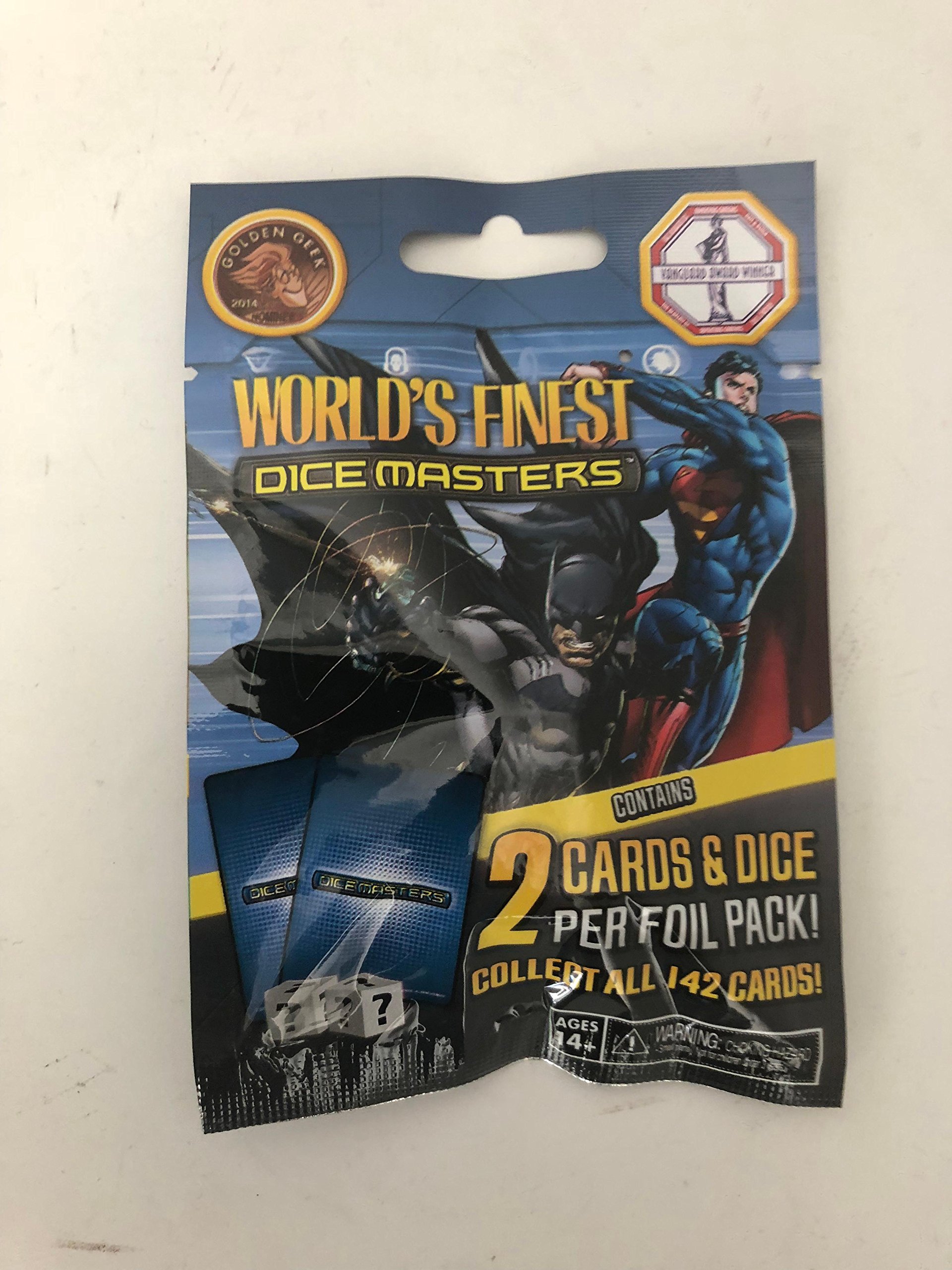 DC Dice Masters: World's Finest Booster Pack - Collectible Strategy Game Cards for Superhero Battles | Perfect for Tabletop Gaming, Tournaments & DC Comics Fans