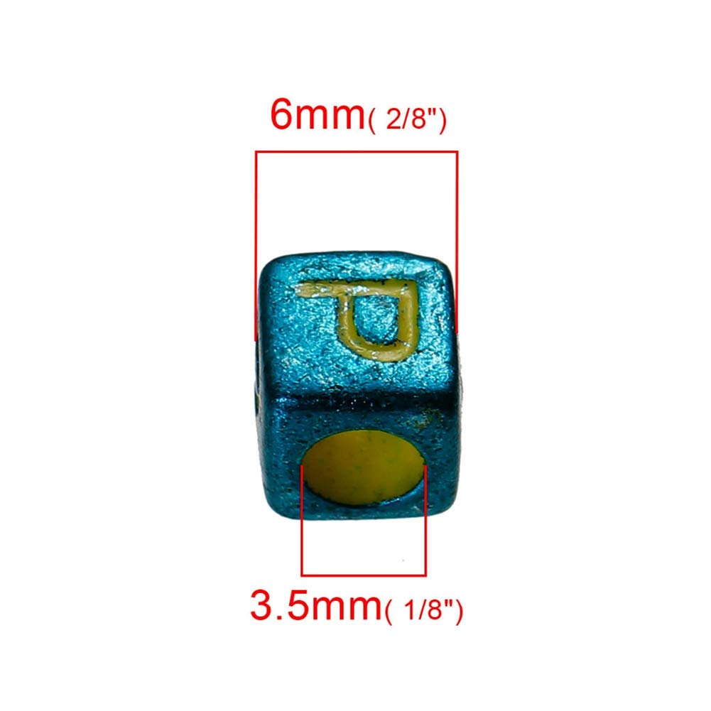 iZasky 500Pcs Mixed Color Alphabet Letter Beads for DIY Bracelets, Necklaces, Jewelry & Keychains - Perfect for Kids Crafts, Friendship Gifts & Personalized Accessories
