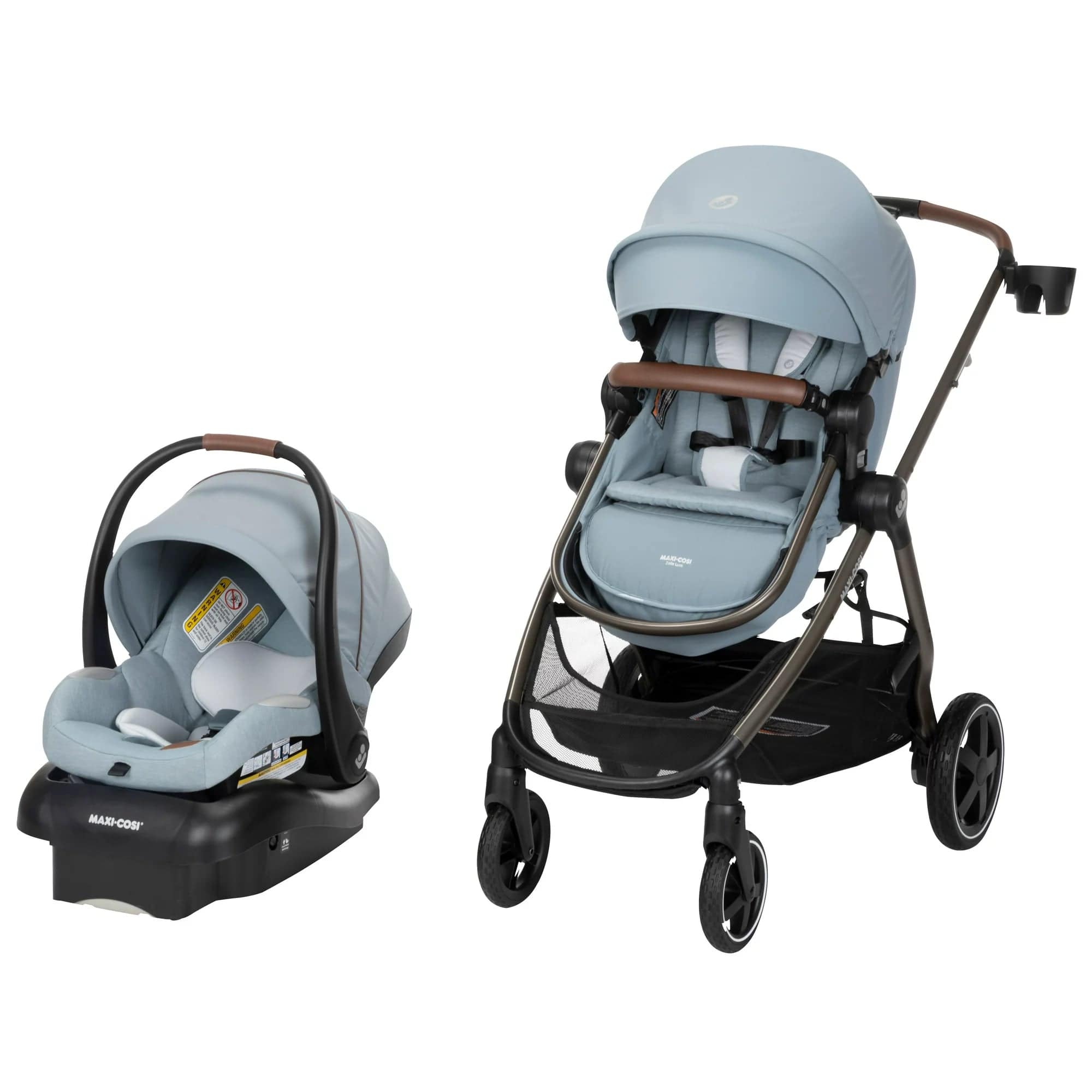 Maxi Cosi Zelia2 Travel System with Mico 30 Infant Car Seat - Lightweight Stroller & Safe Baby Carrier for Newborns | Perfect for Air Travel, Shopping & Daily Outings