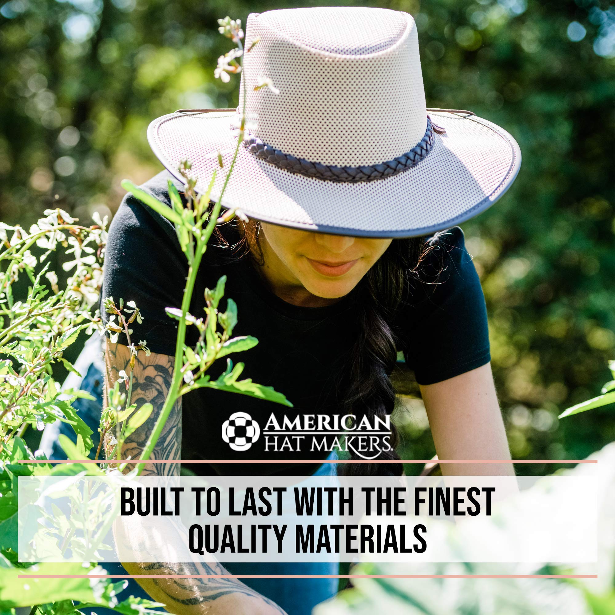 American Hat Makers Soaker Hat - Breathable Mesh Sun Hat for Men & Women | UV Protection, Quick-Dry for Outdoor, Hiking, Fishing, Beach