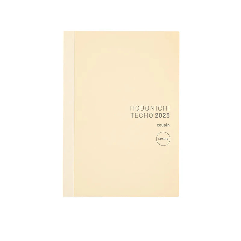 Hobonichi Techo 2025 Planner - Japanese Cousin Book (April Start, Spring Edition) | Daily Journal, Schedule Organizer & Productivity Notebook for Work, School & Personal Planning