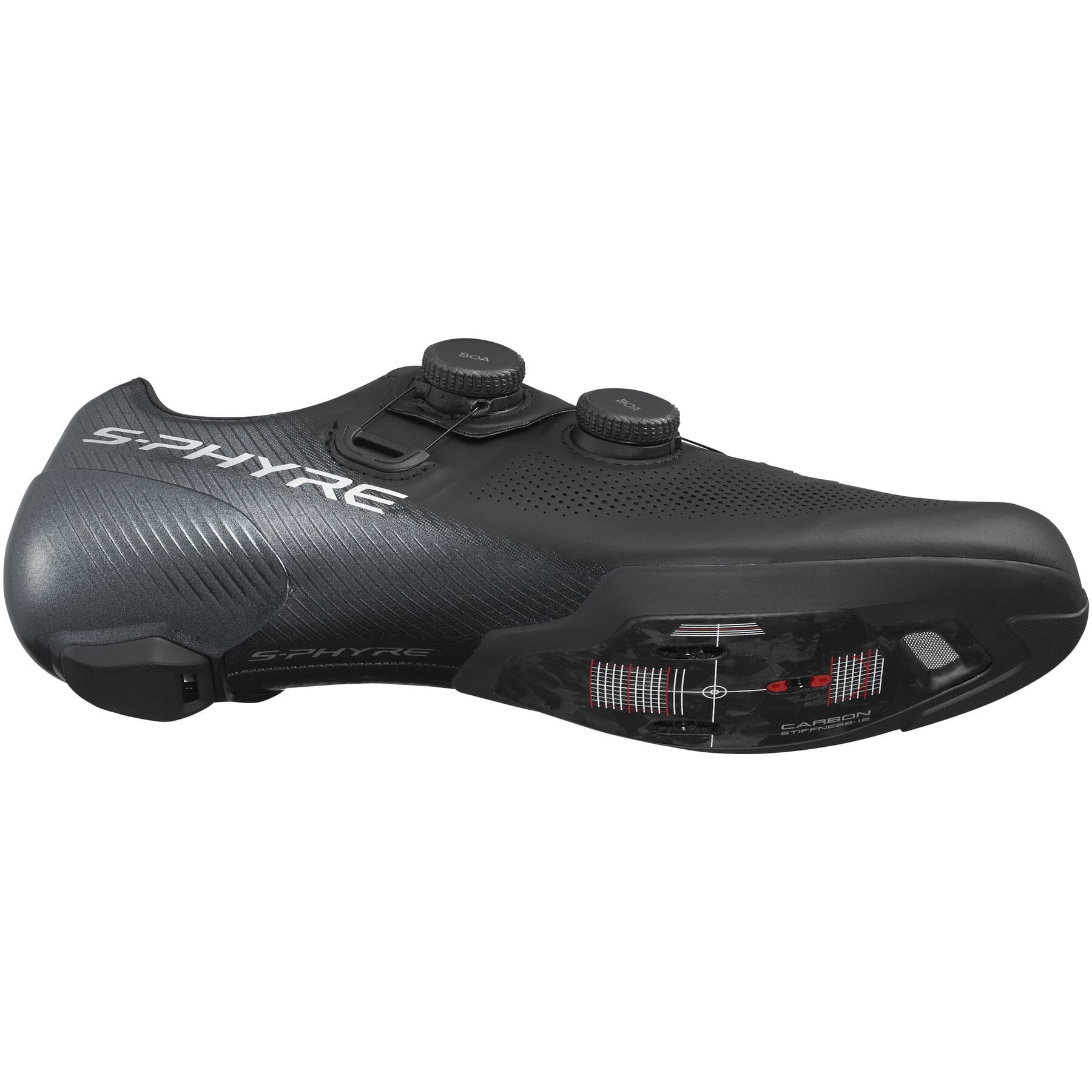 Shimano S-Phyre RC9 RC903 High-Performance Road Cycling Shoes for Men - Black | Lightweight & Breathable for Racing & Training