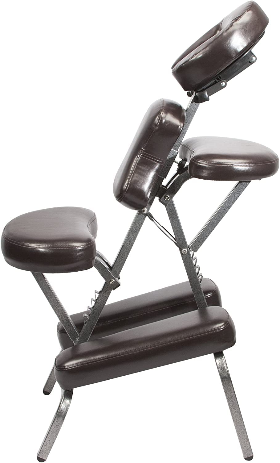 Adjustable Portable Folding Full Body Massage Chair with Heat - Master Massage Bedford Model, Coffee Brown, 11