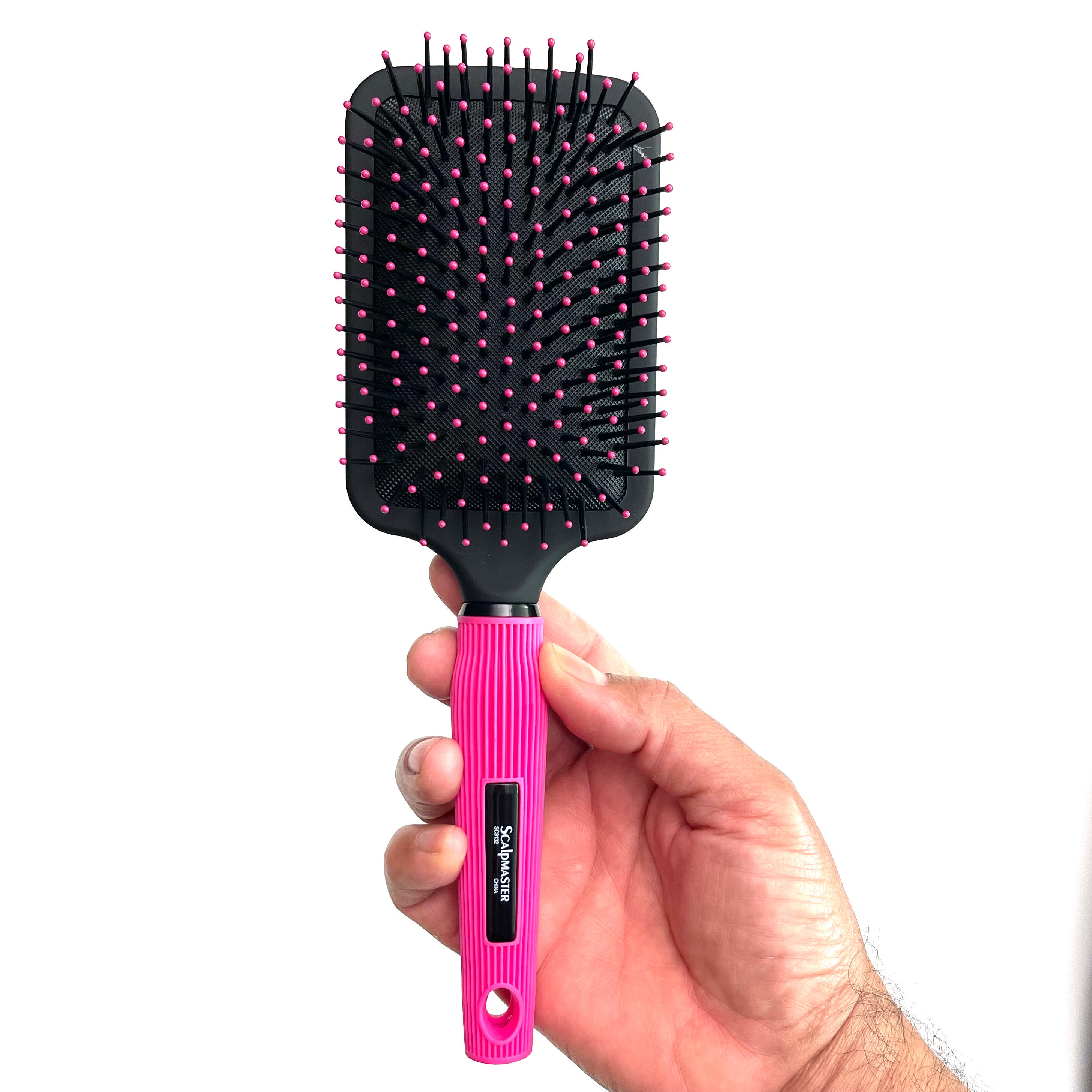 Scalpmaster Professional Hair Brush Set - 7-Piece Round, Paddle, Styling & Thermal Brushes for Blow Drying & Salon-Quality Styling at Home