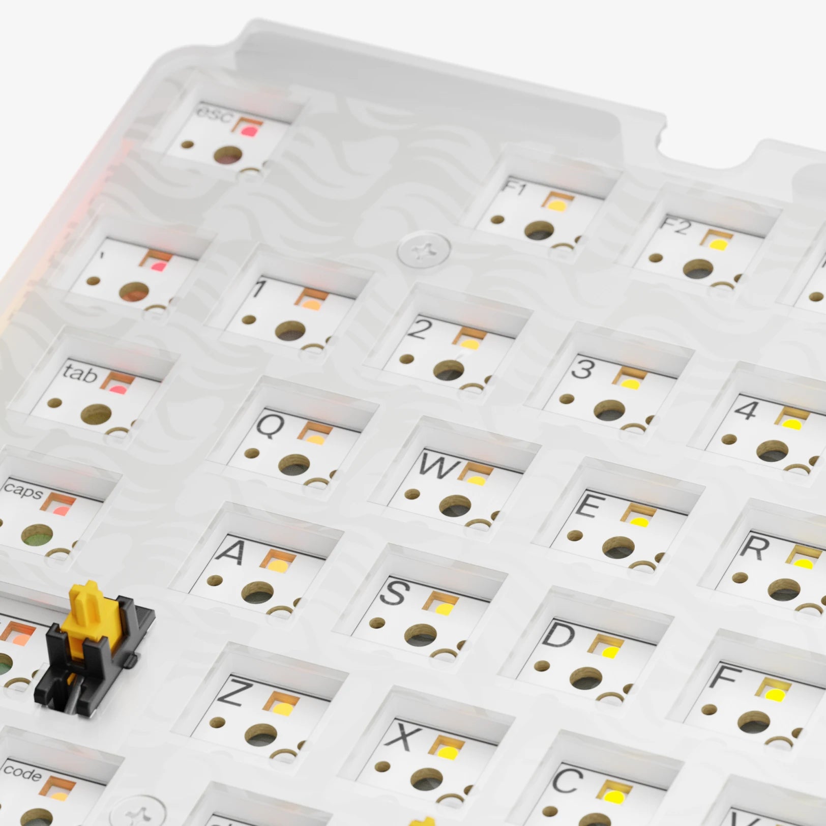 GMMK 3 Mechanical Keyboard Switch Plates - Compatible with GMMK 3 60% 65% 75% Layouts - Aluminum Steel PC Material - Perfect for Gaming Typing & Custom Keyboard Builds