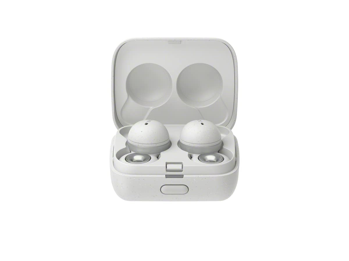 Sony LinkBuds True Wireless Earbuds - Open Ring Design for Ambient Sound Awareness, Built-in Alexa, IPX4 Water Resistant, White - Perfect for Running, Working Out & Office Use