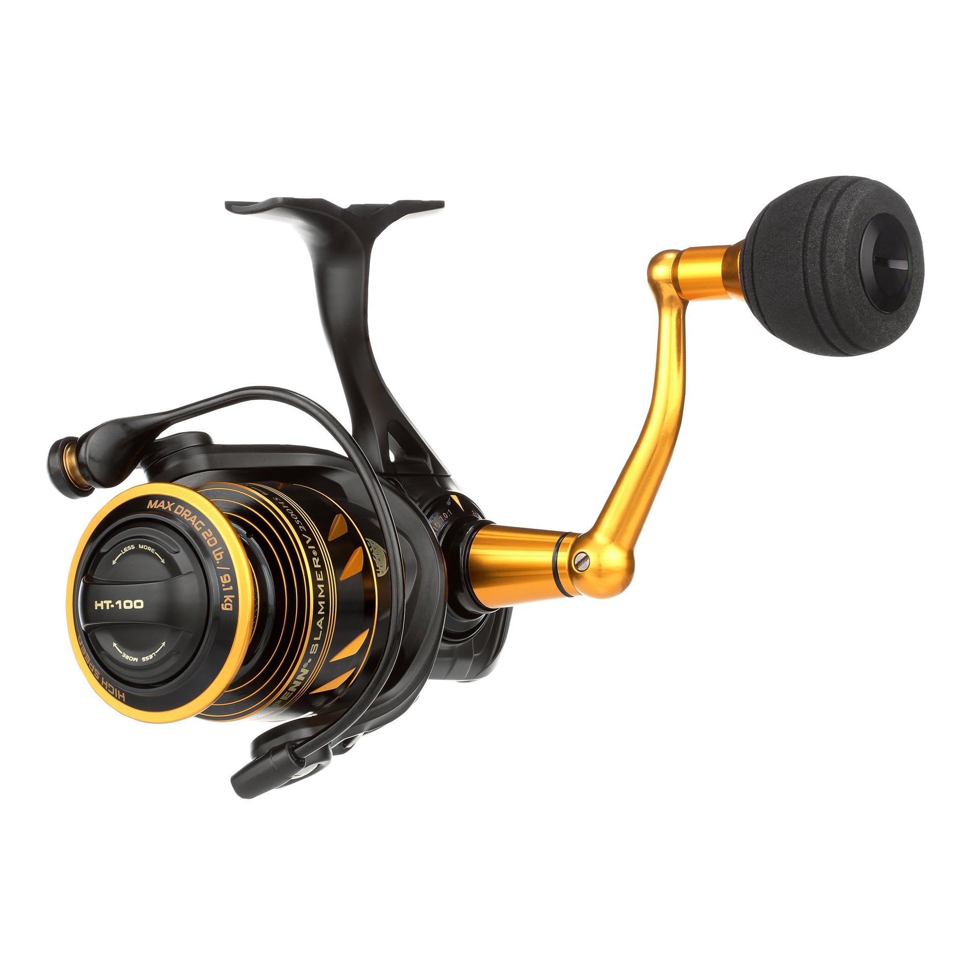 Slammer® IV Bailess Spinning Reel - Saltwater Fishing Reel for Surf, Pier & Offshore Angling | Smooth Drag System | Corrosion-Resistant Design