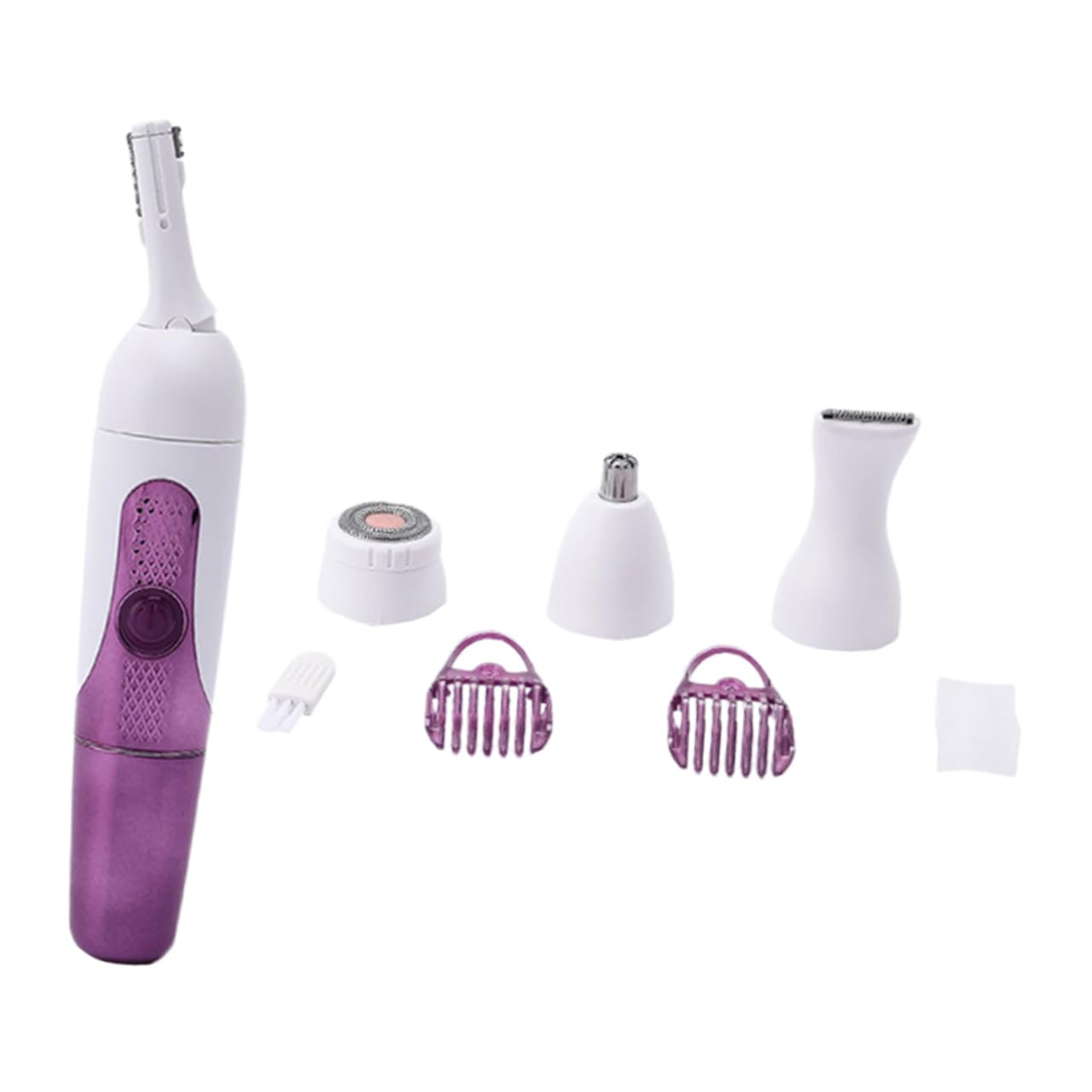 FOMIYES 2 Pack Rechargeable Electric Epilator & Eyebrow Trimmer - Painless Facial Hair Remover for Women, Bikini & Upper Lip - Portable Pen Shape Design for Travel & Home Use