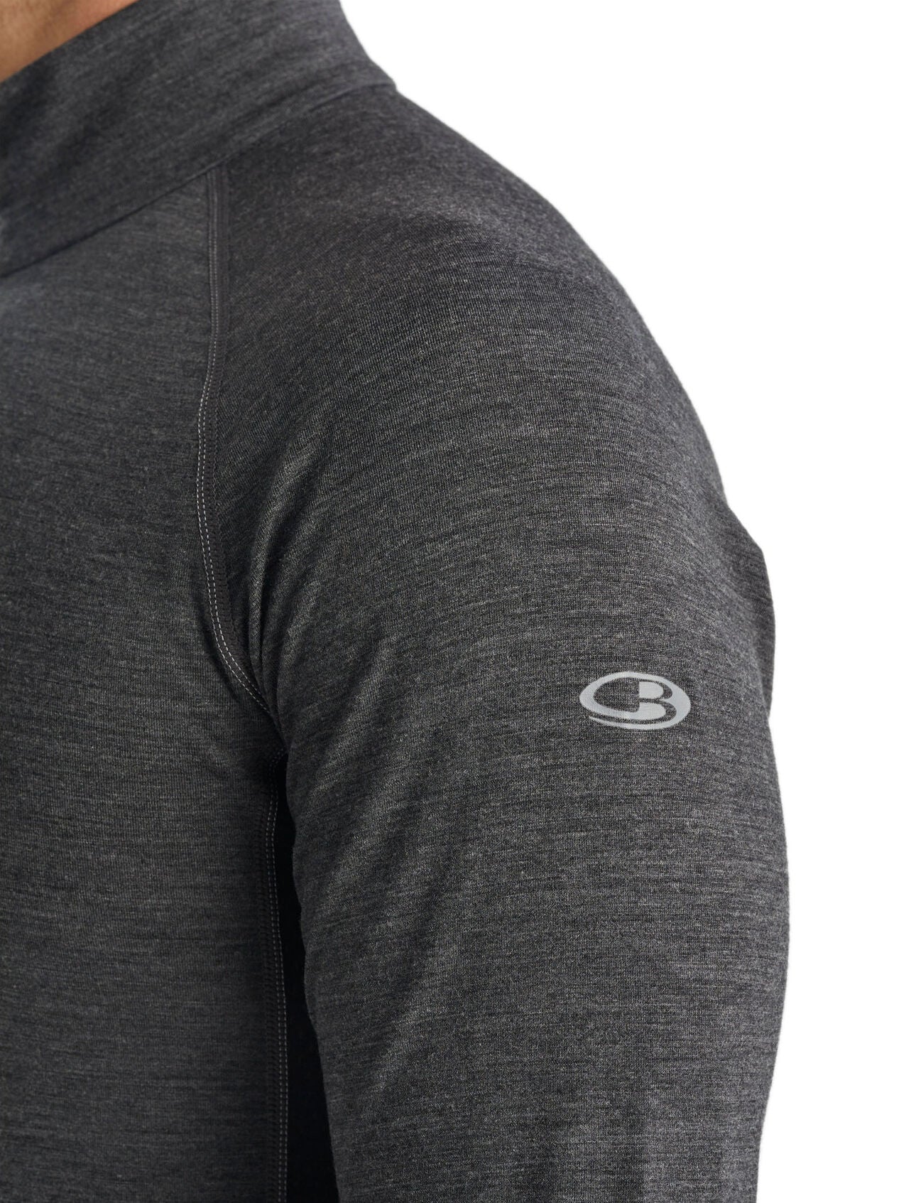 BodyfitZone™ Merino 260 Zone Long Sleeve Half Zip Thermal Top for Men - Breathable Base Layer for Hiking, Skiing & Winter Sports - IB104361