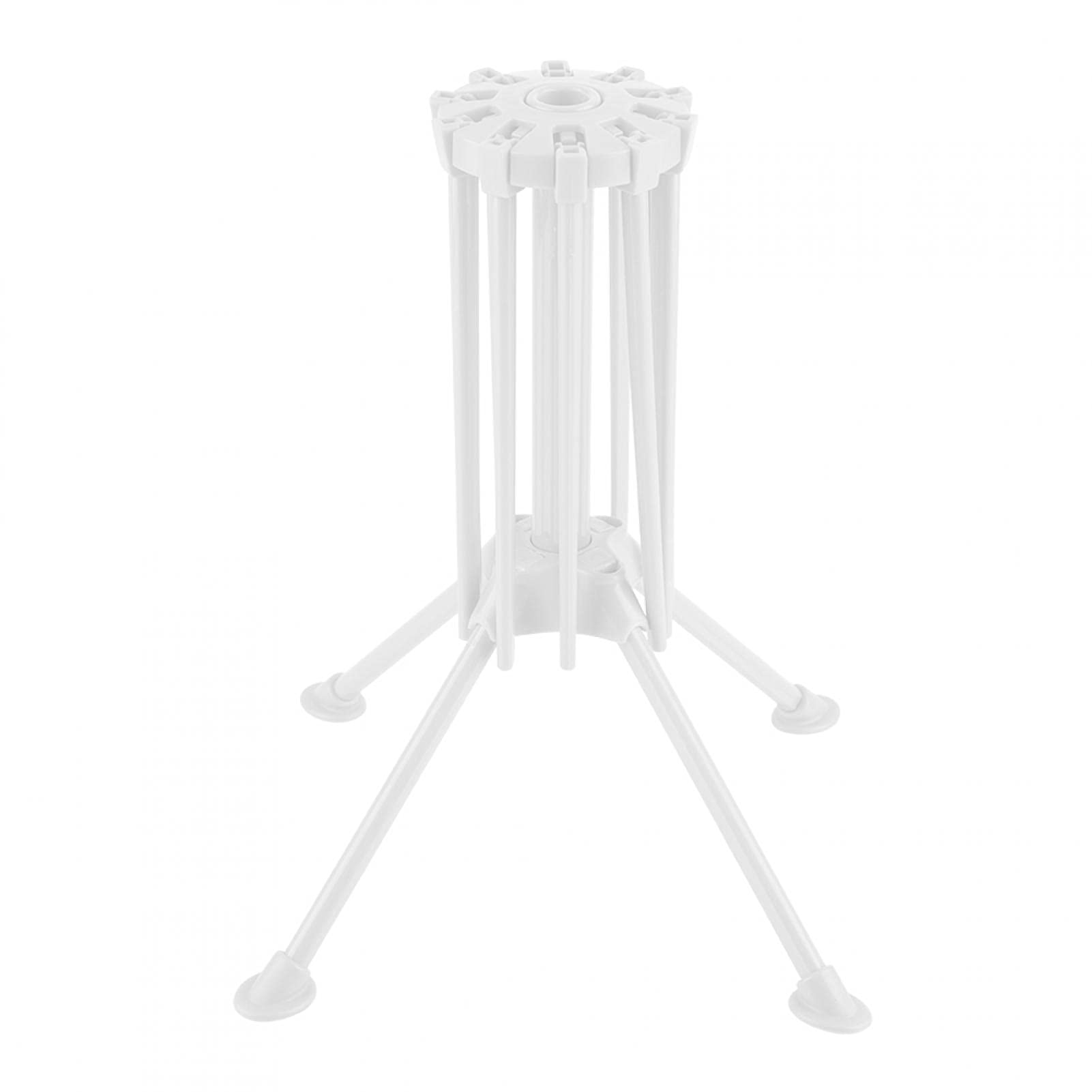 Foldable Plastic Pasta Drying Rack with 10 Bars | Space-Saving Noodle Stand for Spaghetti, Vermicelli & Hollow Pasta | Natural Air Drying Kitchen Tool for Home & Restaurant Use | Perfect for Meal Prep & Italian Cooking