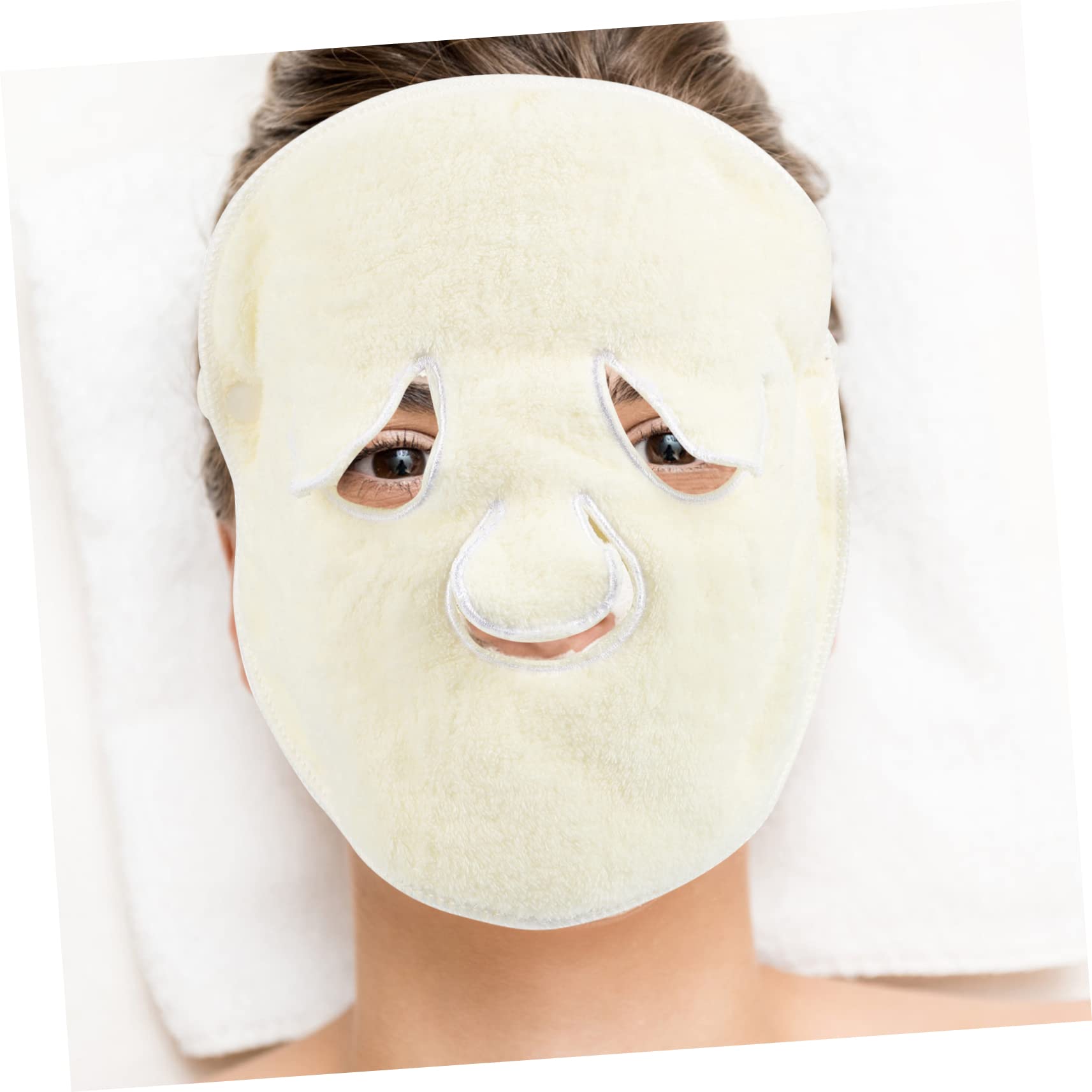 Mikinona Soft Exfoliating Facial Towel Brush - Moisturizing & Gentle Face Cleansing for Women - Makeup Removal & Skin Care - Beige Polyester Beauty Towel for Spa, Bath & Daily Skincare Routine