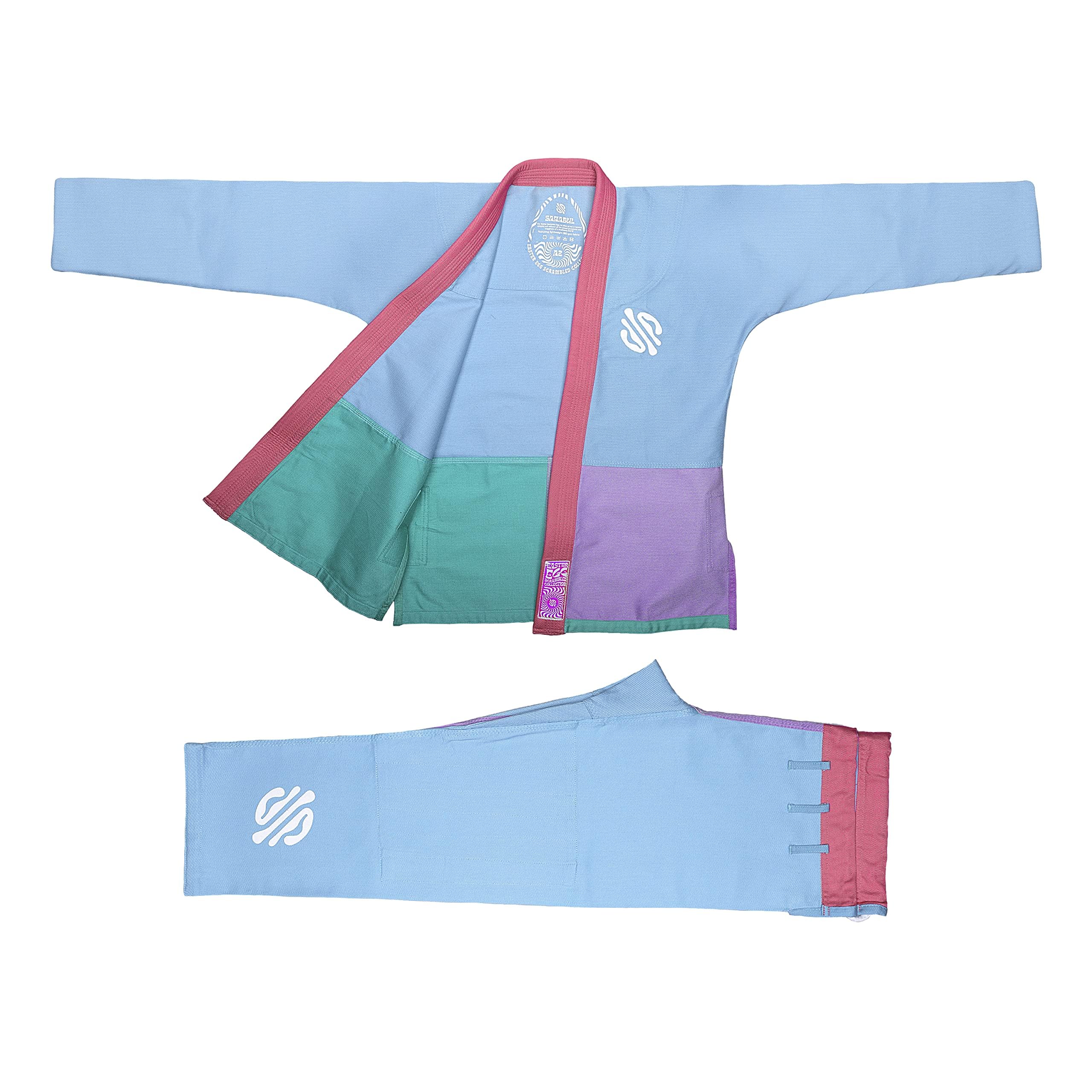 Premium Sanabul Easter Egg BJJ Gi for Women - Lightweight Brazilian Jiu Jitsu Uniform with Reinforced Stitching - Perfect for Training, Competitions & Grappling Classes