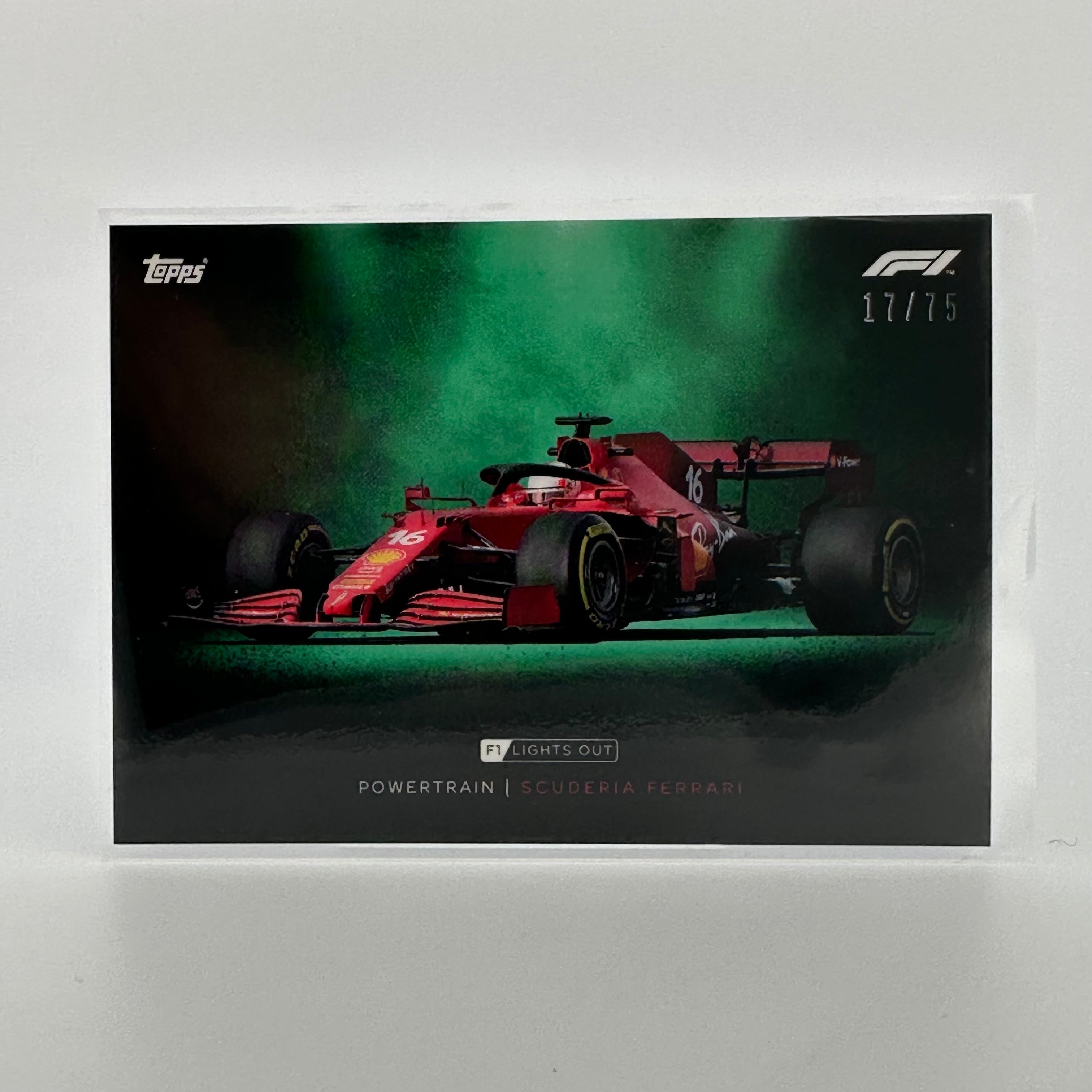 75 Scuderia Ferrari Powertrain Green Parallel - Limited Edition Collectible for F1 Fans & Racing Enthusiasts | Perfect for Display, Gifts, and Memorabilia Collections