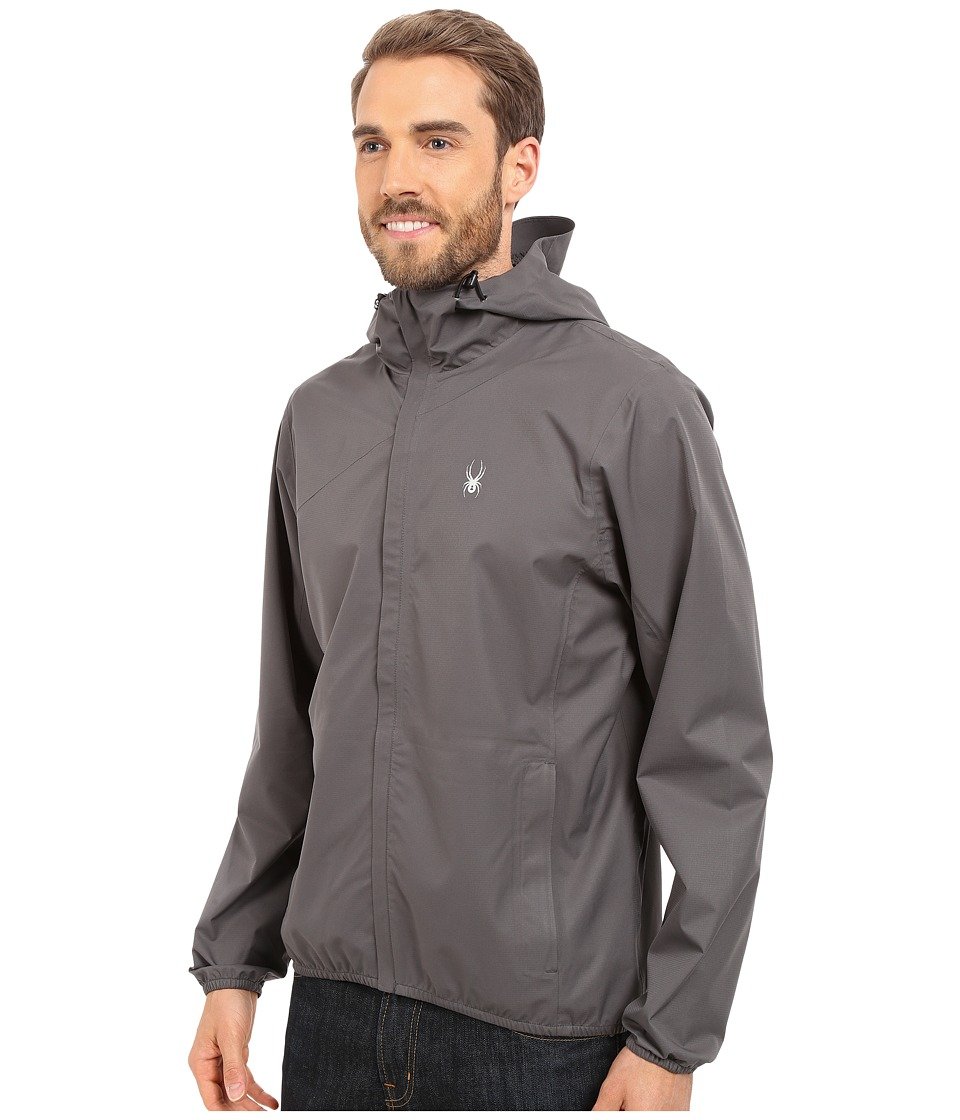 Spyder Men's Bayse Shell Jacket - Lightweight Waterproof Windbreaker for Hiking, Skiing & Outdoor Activities