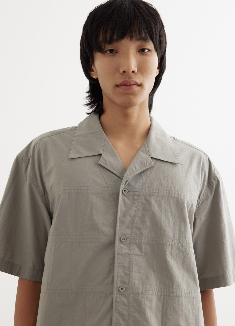 Barrel Shirt CGSS24CWOSHI08 - Stylish Casual Gray Shirt for Men | Perfect for Outdoor Activities, Travel & Everyday Wear
