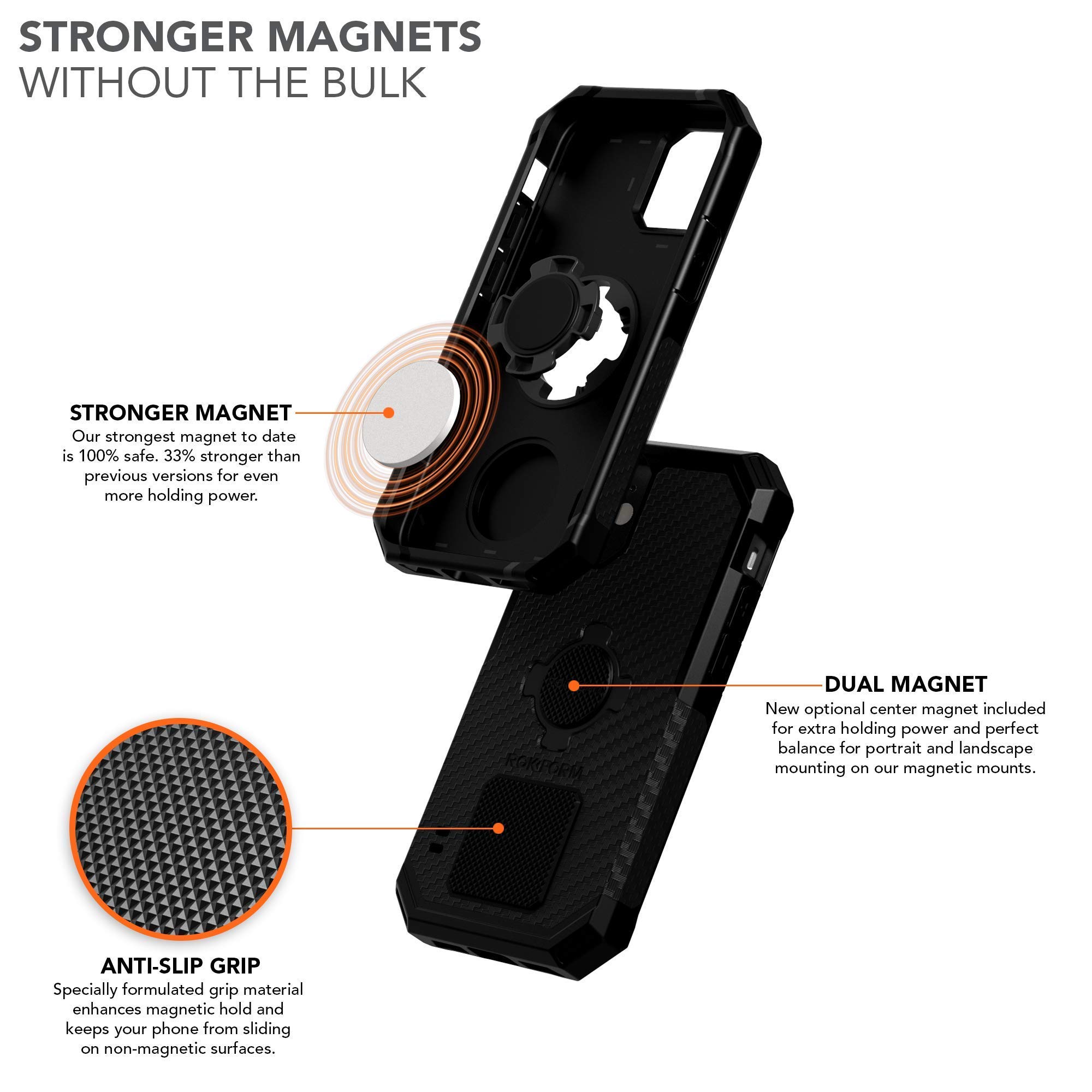 Rokform Rugged Case for iPhone 12 & iPhone 12 Pro with RokLock Twist Lock Windshield Phone Mount | Shockproof Protective Cover | Perfect for Driving, Cycling & Outdoor Adventures
