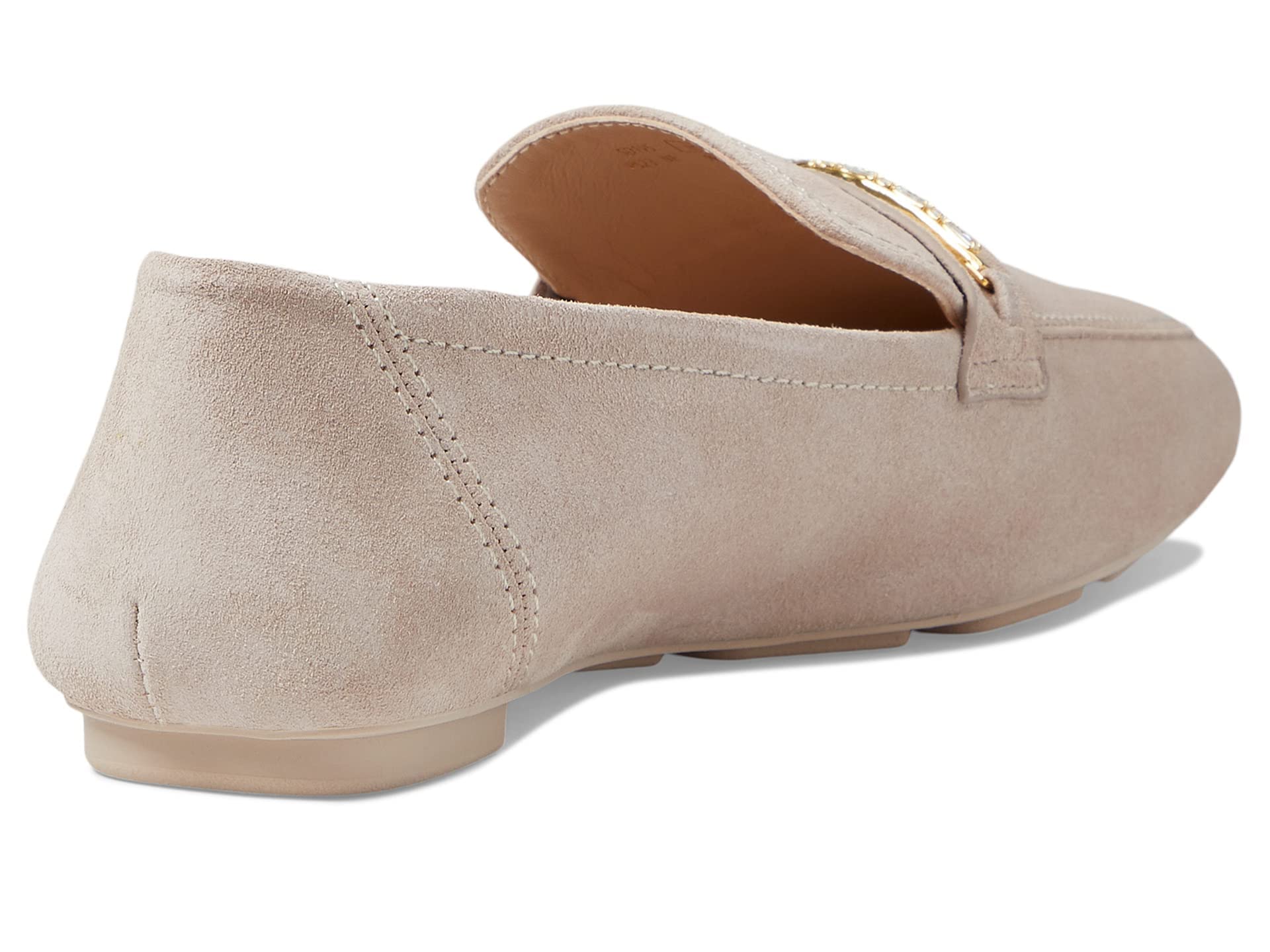 Stuart Weitzman Women's Crystal Embellished Slip-On Loafers - Lightweight Comfortable Moc Toe Shoes for Work, Office & Casual Outfits | Perfect for Business, Travel & Everyday Wear