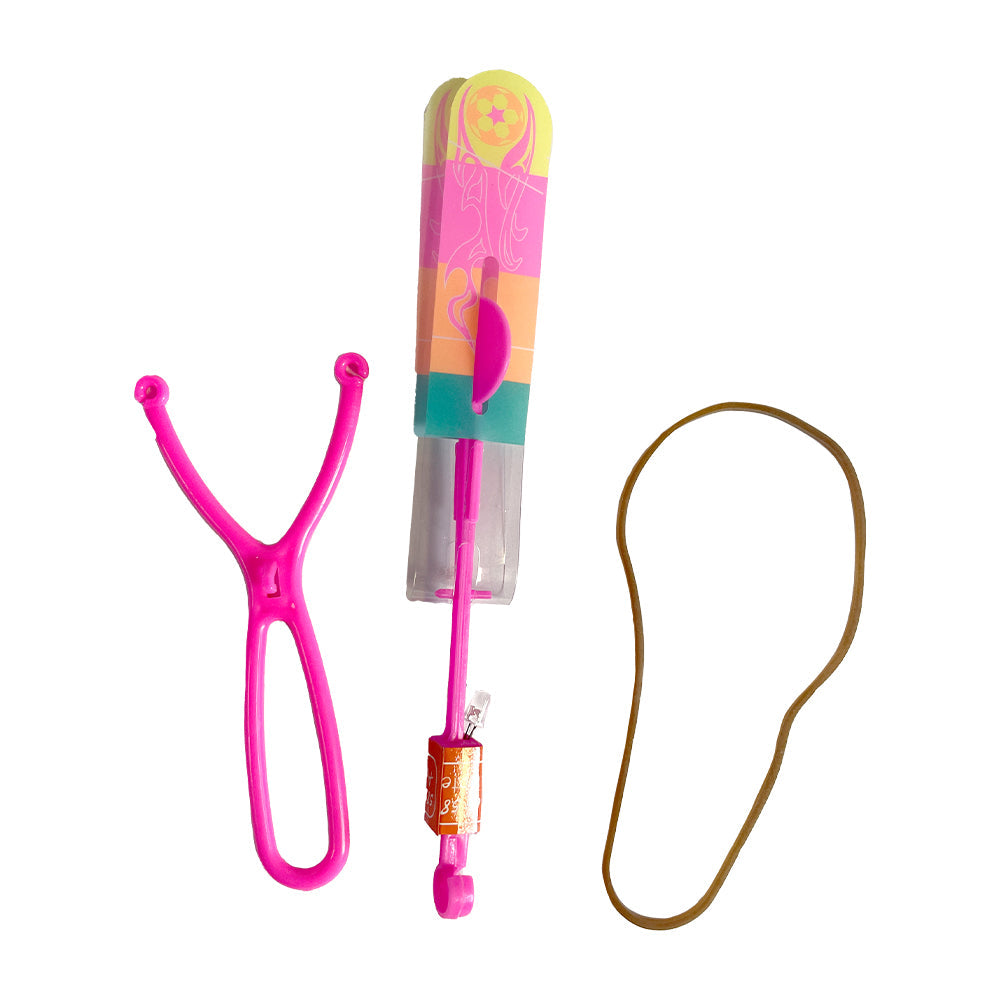 12-Pack Flashing LED Slingshot Toys for Kids - Outdoor Night Games, Camping Fun, and Party Favors