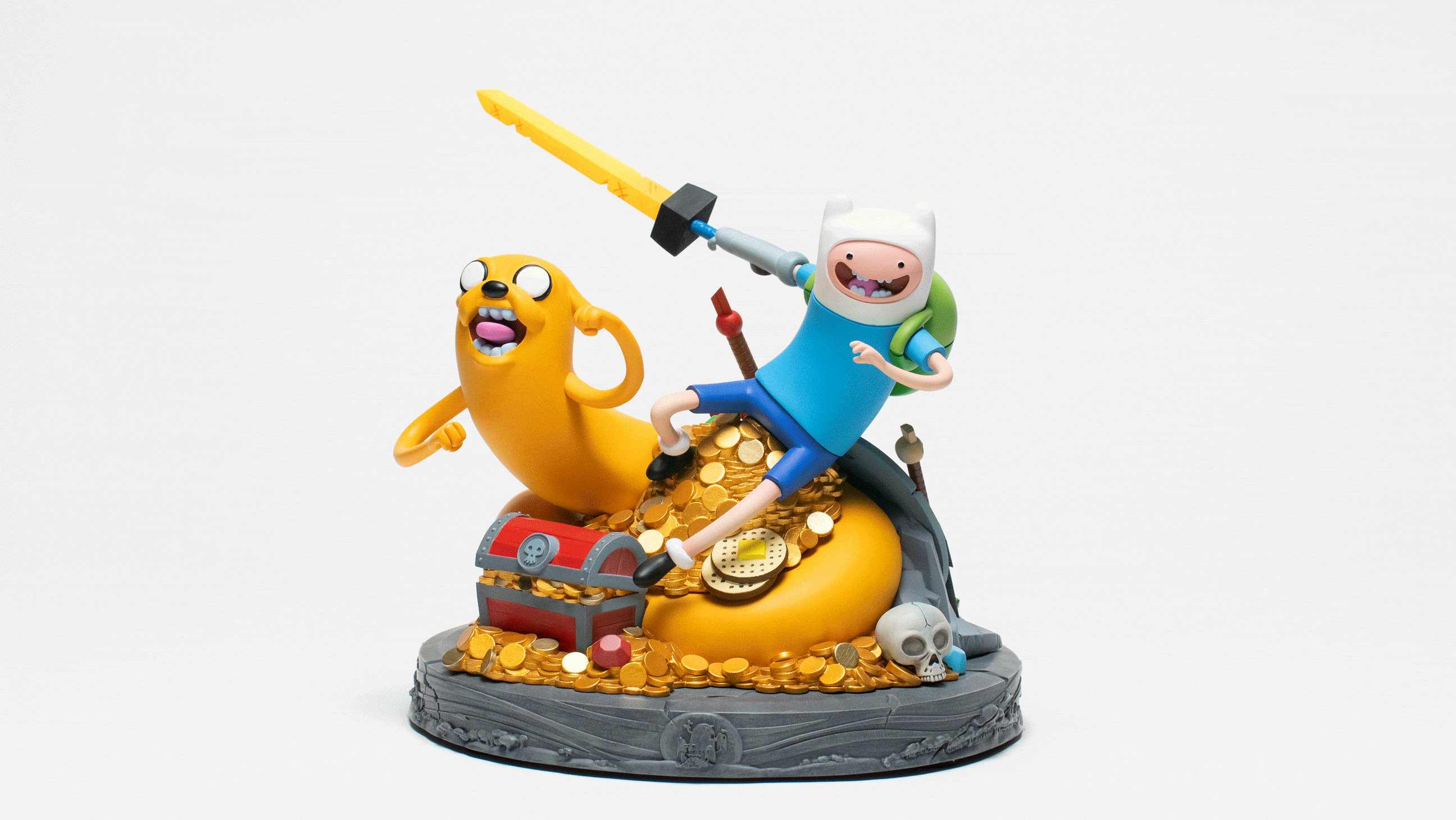 Adventure Time Jake and Finn Statue - Collectible Regular Edition - Perfect for Home Decor, Office Display, and Anime Fans Gift