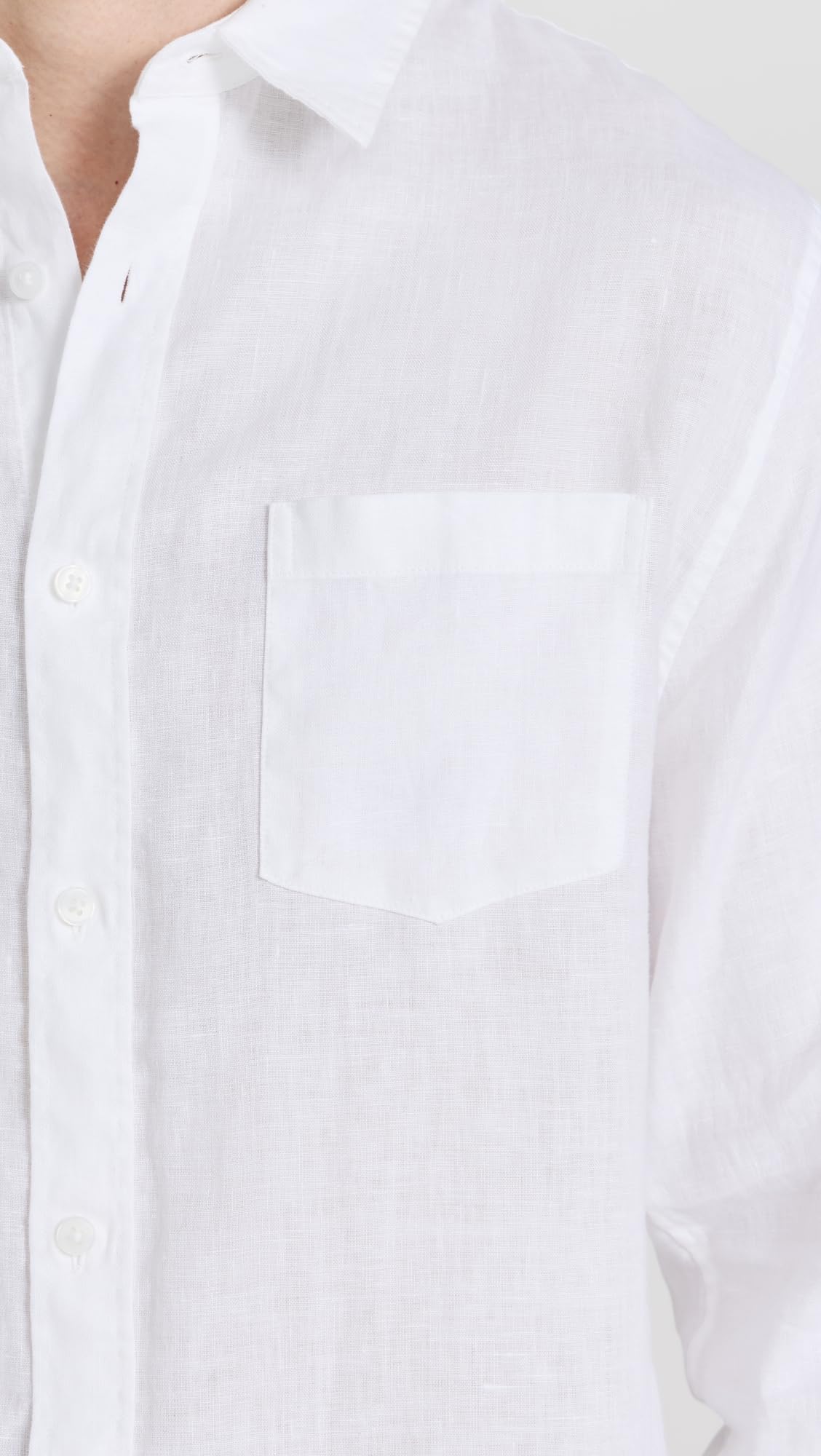 Vince Men's Linen Shirt | Breathable Summer Casual Button Down Shirt for Men | Perfect for Beach, Vacation & Outdoor Activities