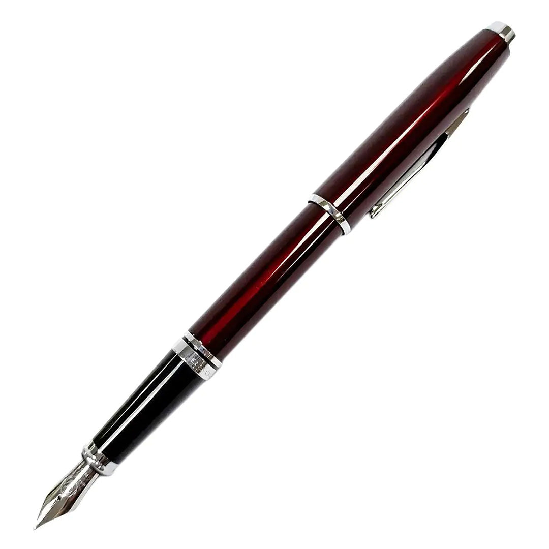 Premium Cross Coventry Fountain Pen - Red Lacquer Finish with Fine Nib - Perfect for Writing, Calligraphy & Gift Giving