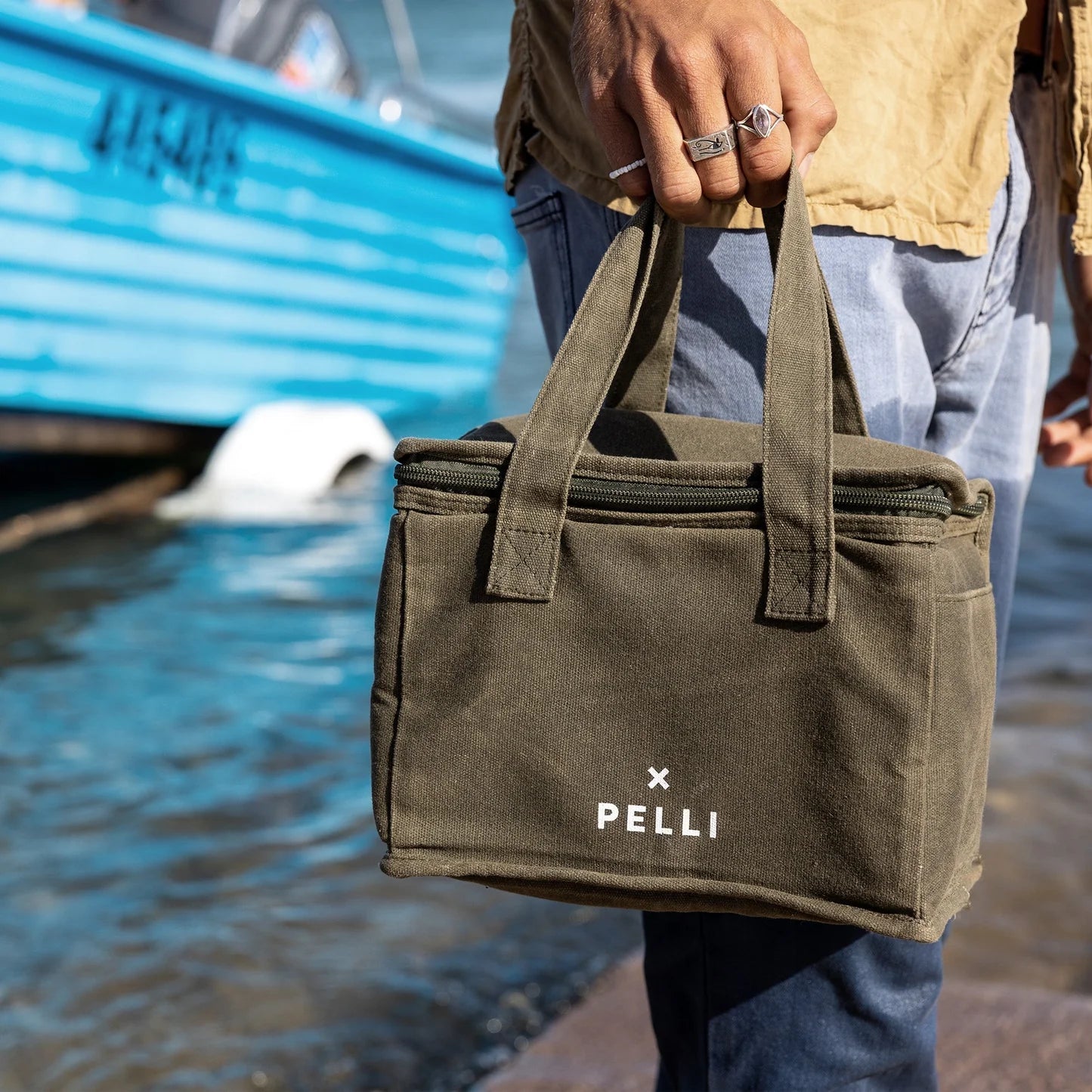 Premium Waxed Canvas Insulated Lunch Bag - Leakproof & Eco-Friendly for Work, School & Picnics | Durable Reusable Food Container for Adults & Kids