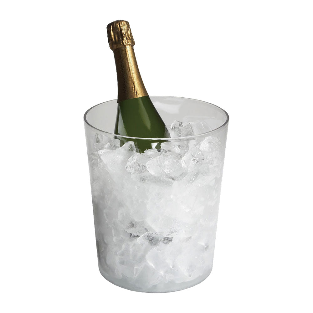 Cambro WC100CWNH135 Clear Wine Cooler Ice Bucket - Perfect for Parties, Restaurants & Outdoor Events - Keep Drinks Chilled in Style