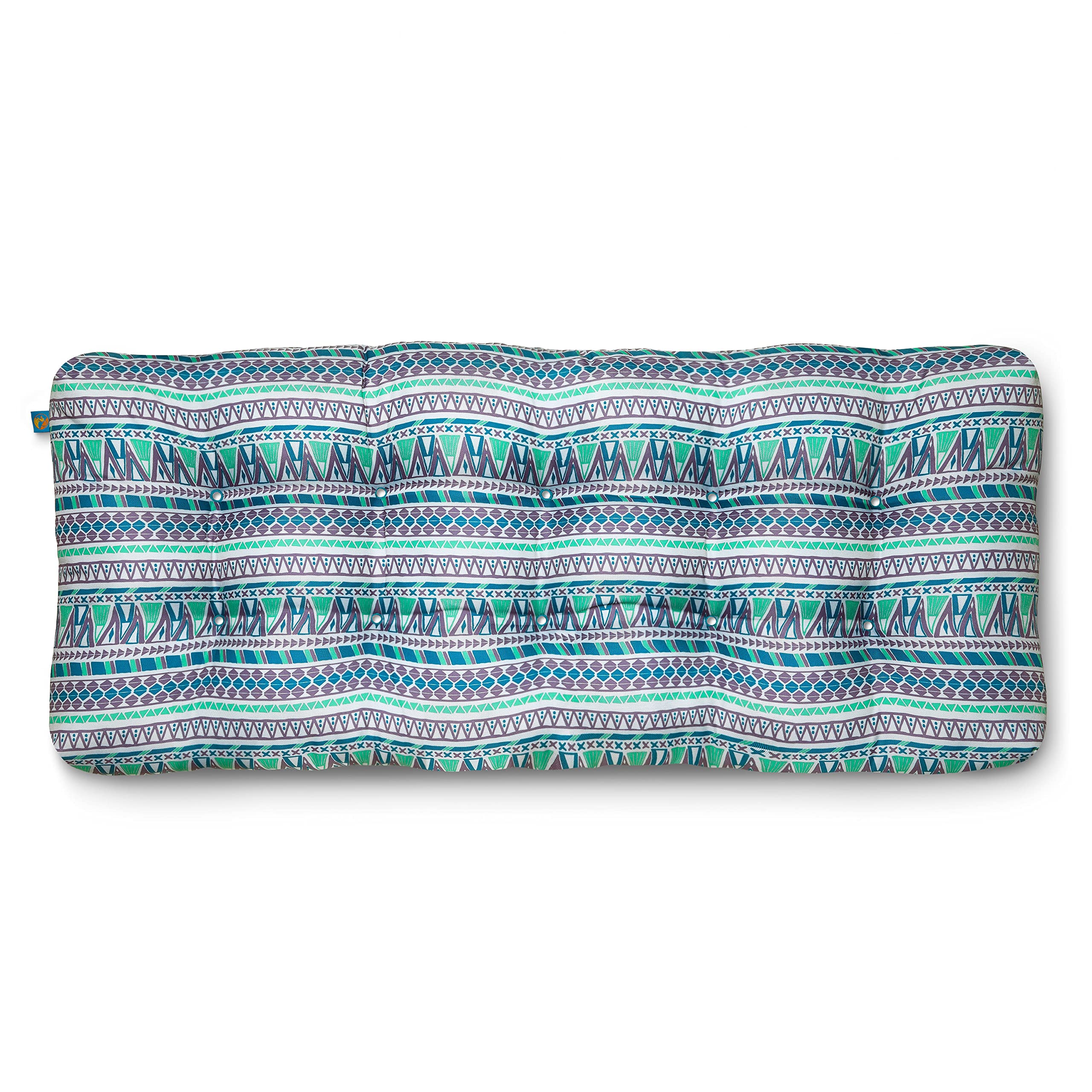Waterproof Duck Covers Indoor/Outdoor Bench Cushion 48x18x5 Inch - Lilac Festival Color - Perfect for Patio, Garden, Deck & Poolside Seating
