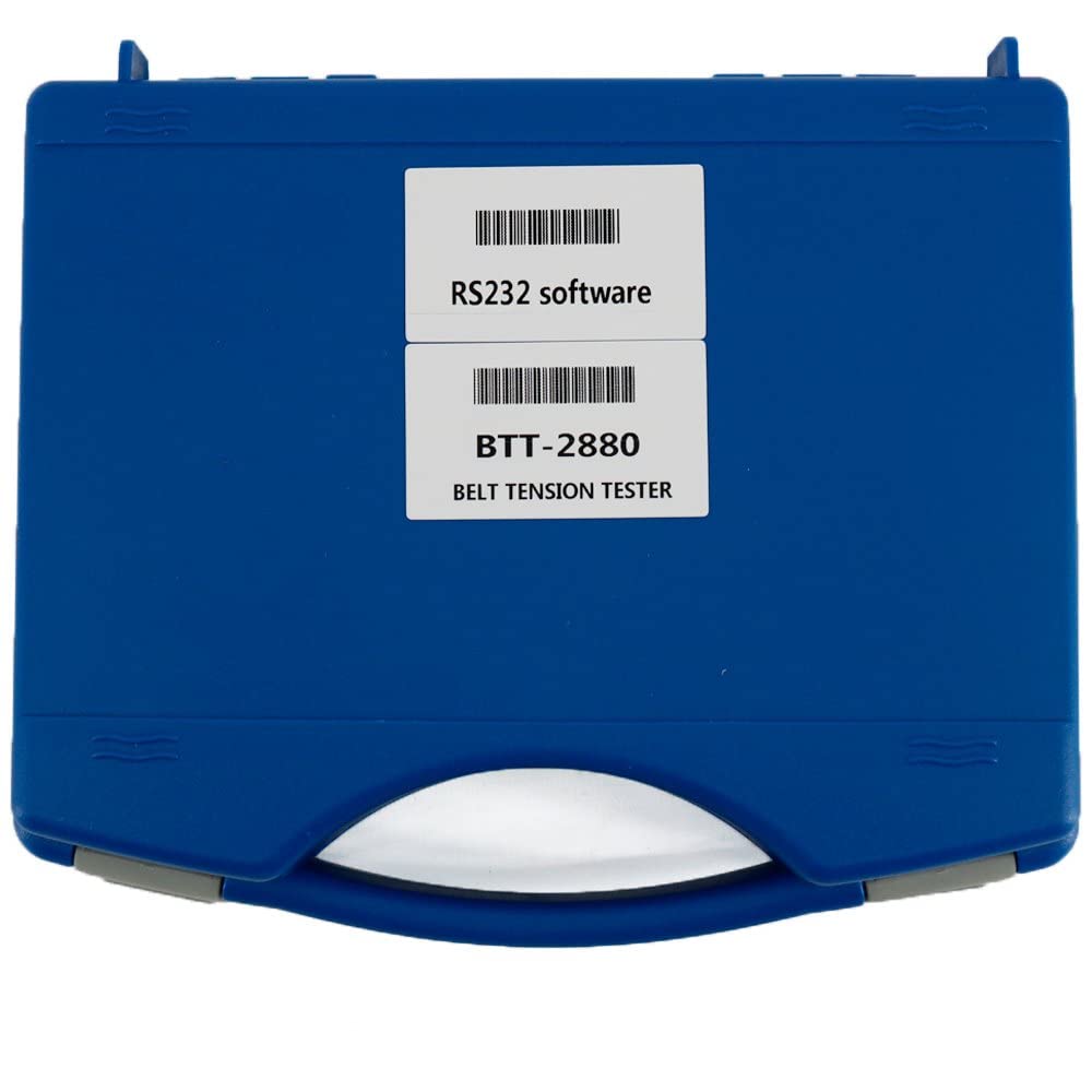 BTT-2880 Belt Tension Tester - Professional Belt Tension Gauge for Industrial, Automotive & Conveyor Systems - Accurate Tension Measurement Tool for Maintenance & Repair