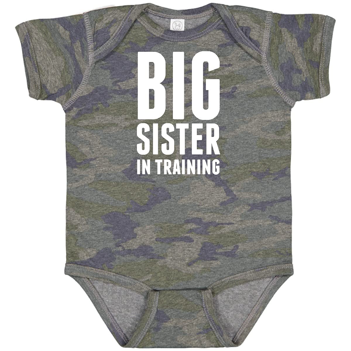 Inktastic Big Sister in Training Baby Bodysuit - Cute Sibling Announcement Outfit for Newborns & Toddlers - Perfect for Family Photos, Gender Reveals & Special Occasions