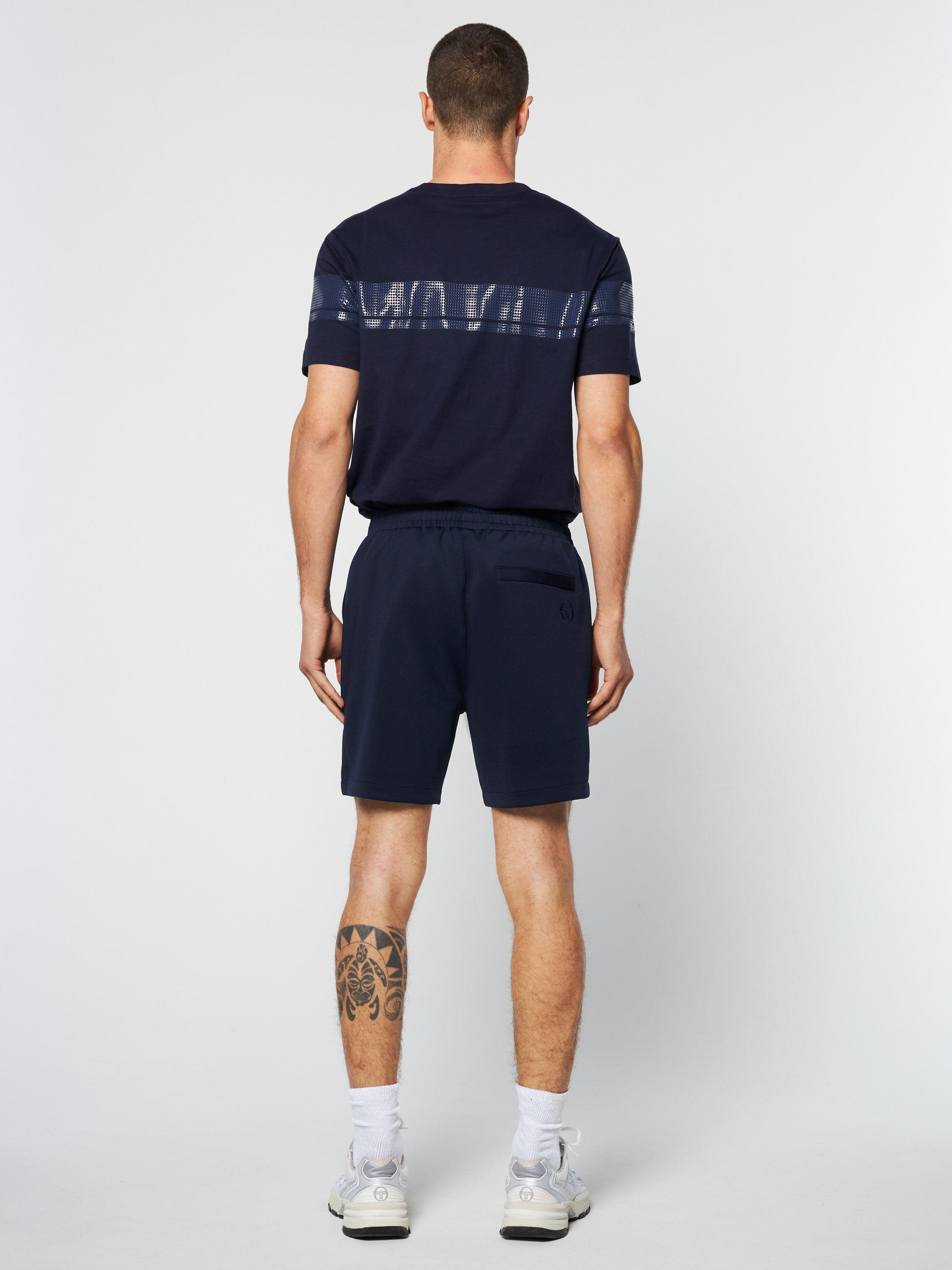 Perforated Shorts in Maritime Blue - Lightweight & Breathable for Summer, Beach, and Outdoor Activities