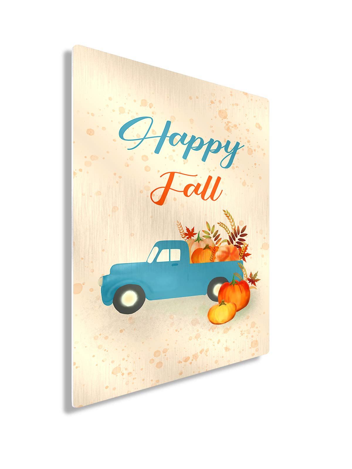 Funny Ugly Christmas Sweater Thanksgiving Metal Print Wall Art - 30x40 Inch Happy Fall Home Decor for Living Room, Bedroom & Office - Perfect Holiday Gift & Seasonal Decoration
