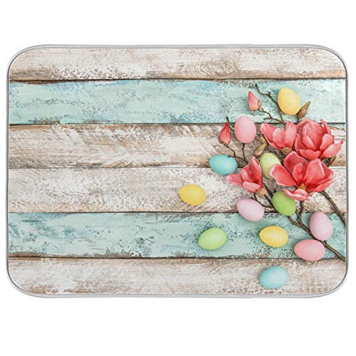 Easter Eggs on Wooden