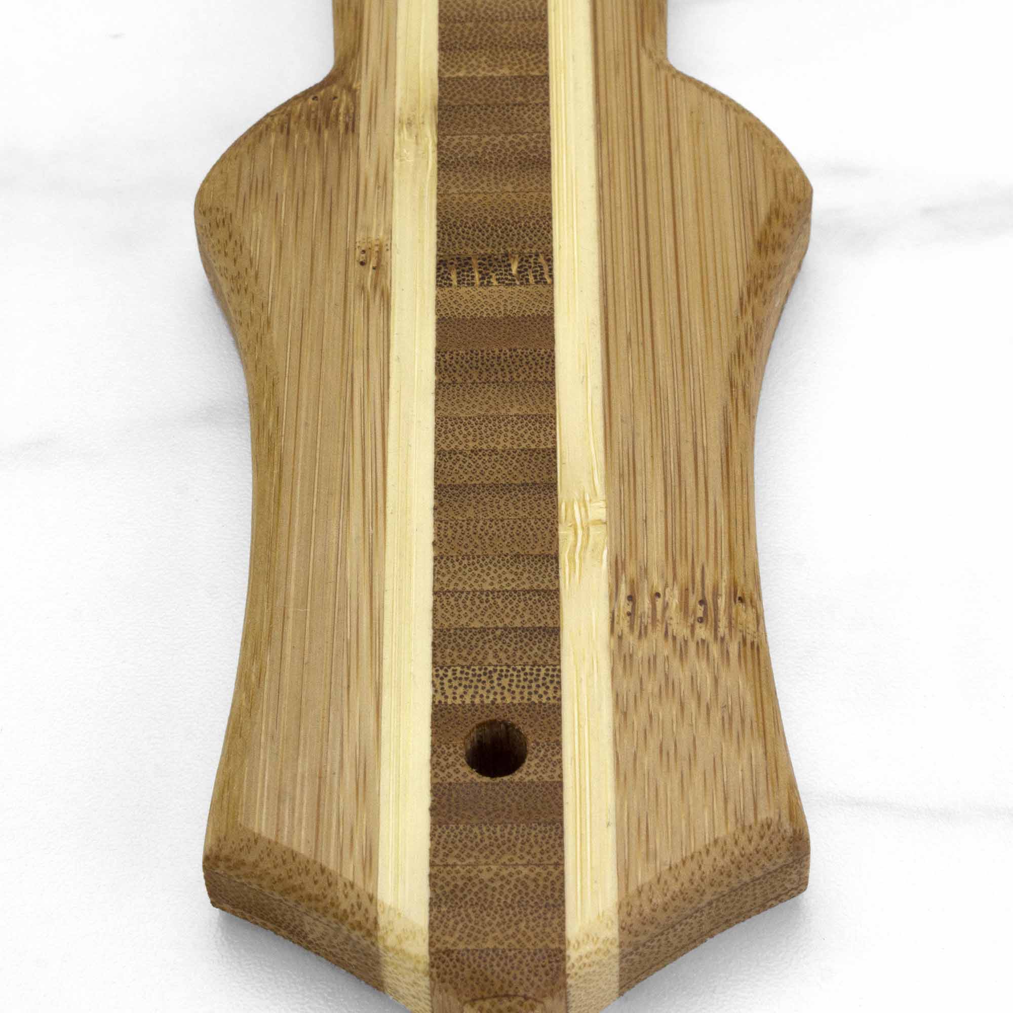 Premium Ukulele-Shaped Bamboo Cutting Board - 22
