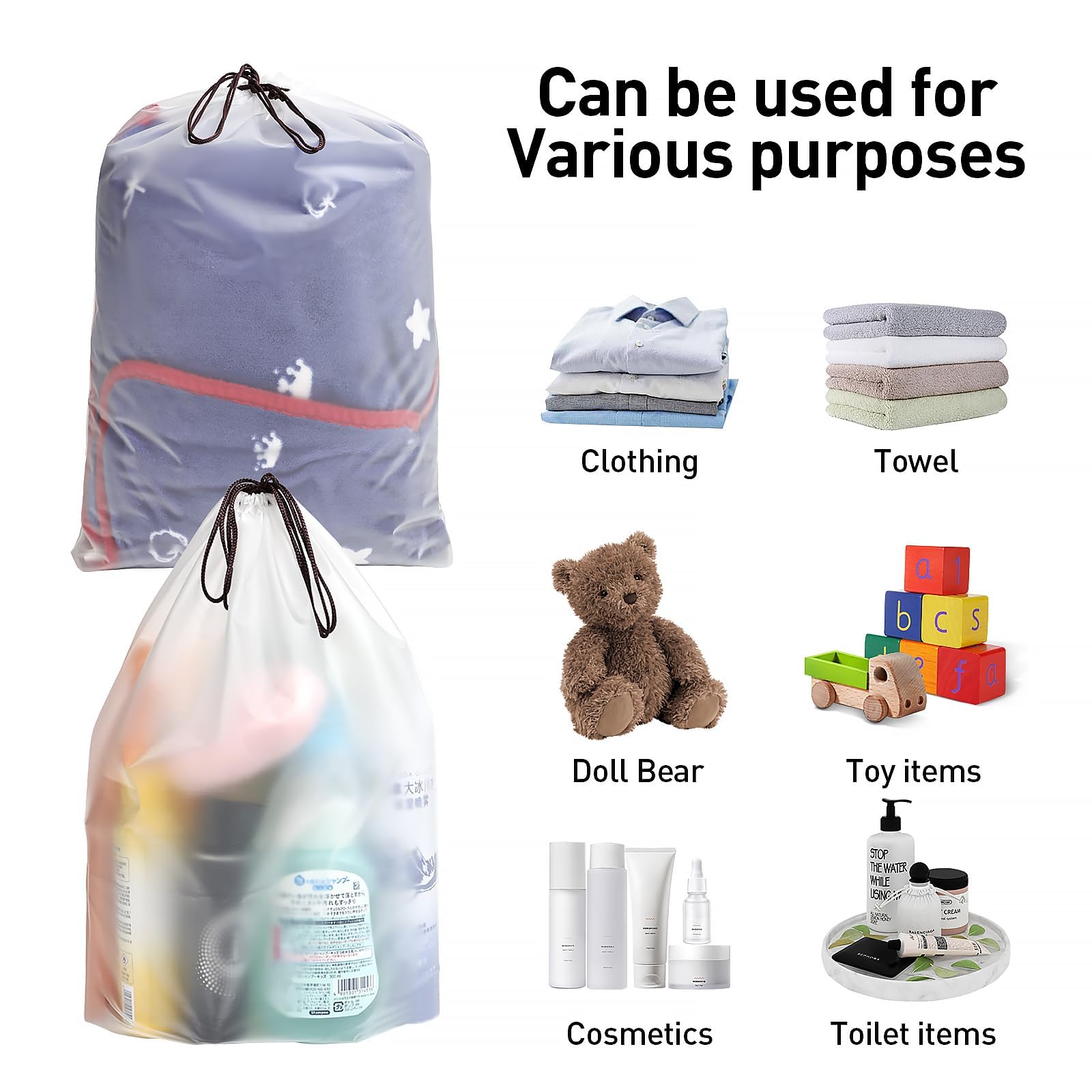Extra Large Shoe Bags for Travel - 19.6