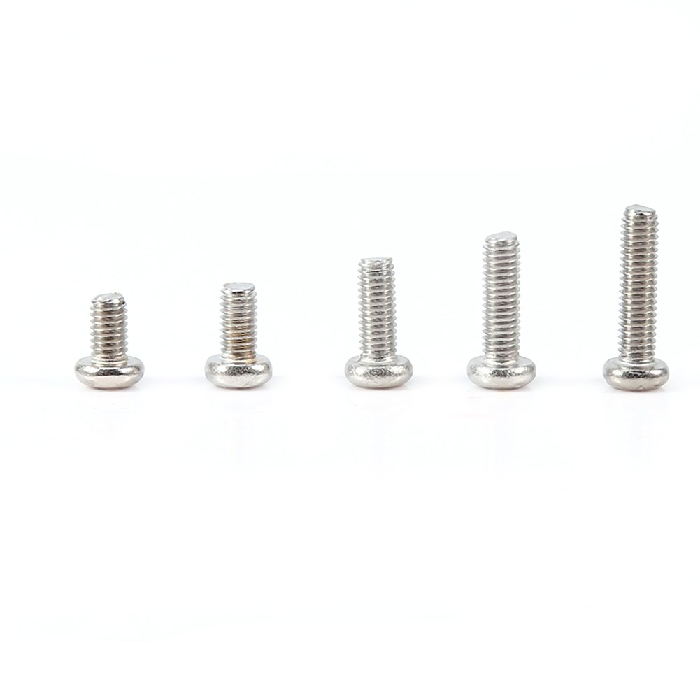 Stainless Steel Bolts & Nuts Kit - M3 Machine Screws for DIY, Furniture Repair