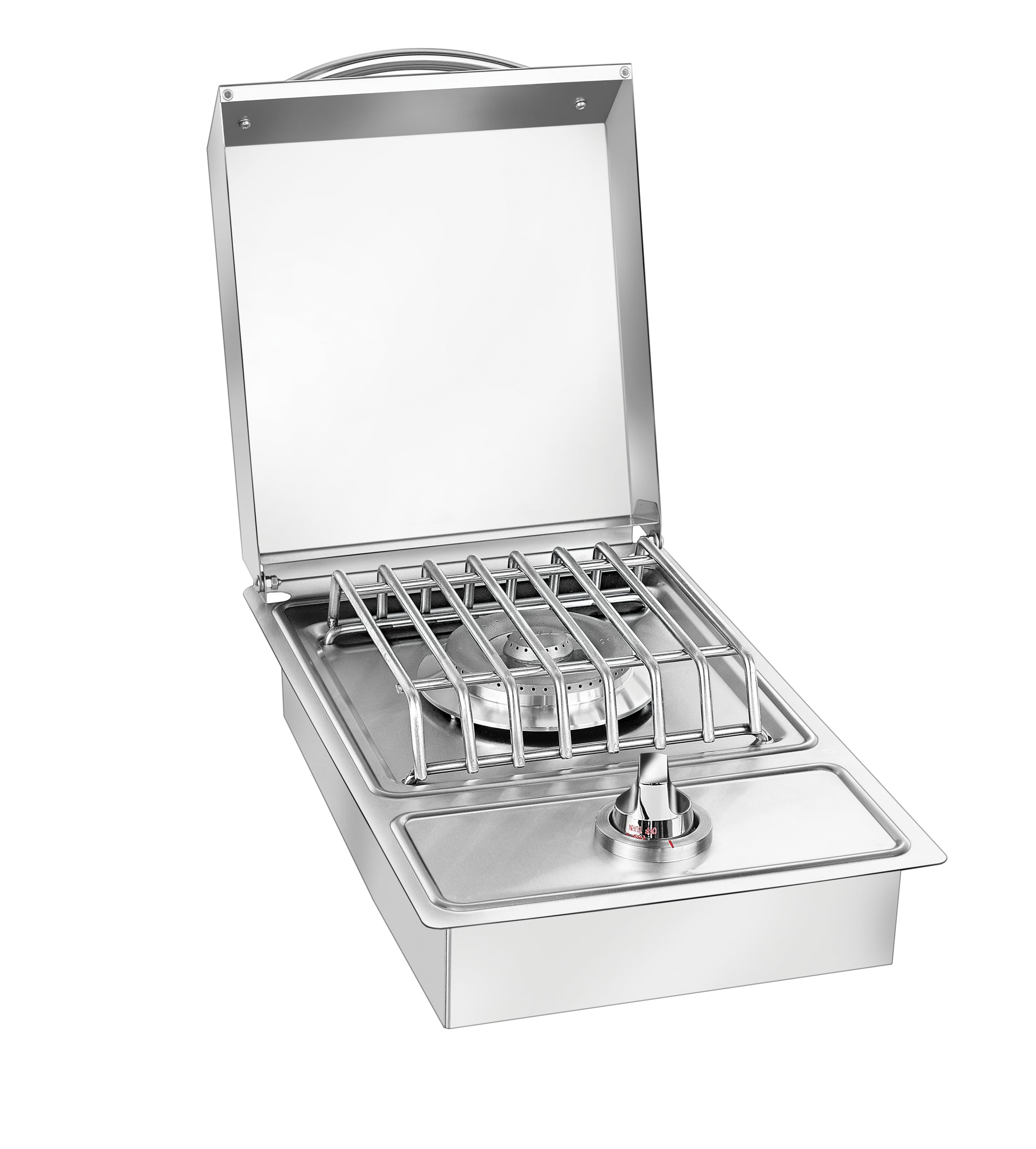 Bull Classic Single Side Burner Stainless Steel Drop-in Outdoor Kitchen BBQ Island Natural Gas Grill for Backyard Cooking